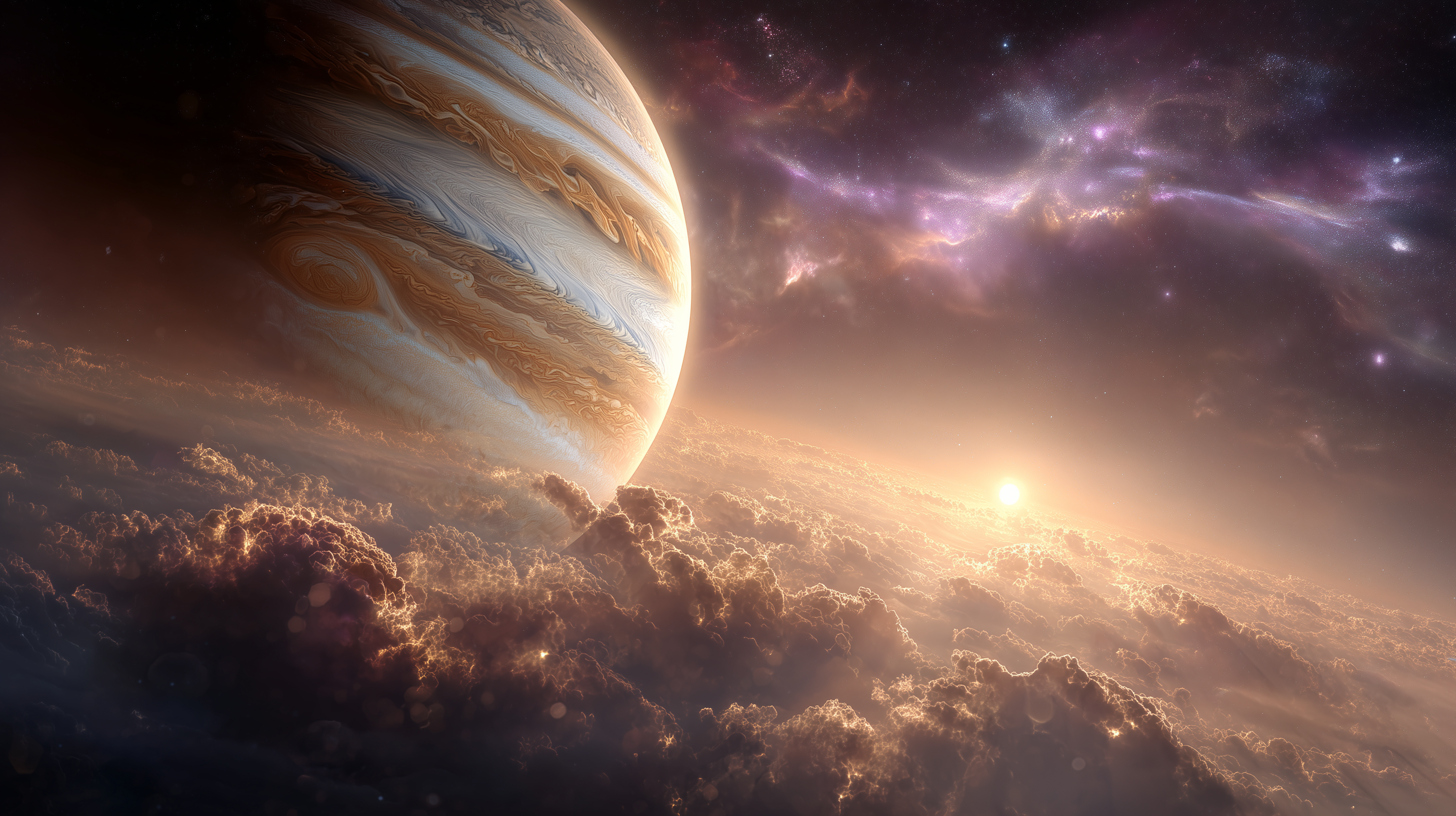 fond d'écran Jupiter dell 4k téléchargement gratuit