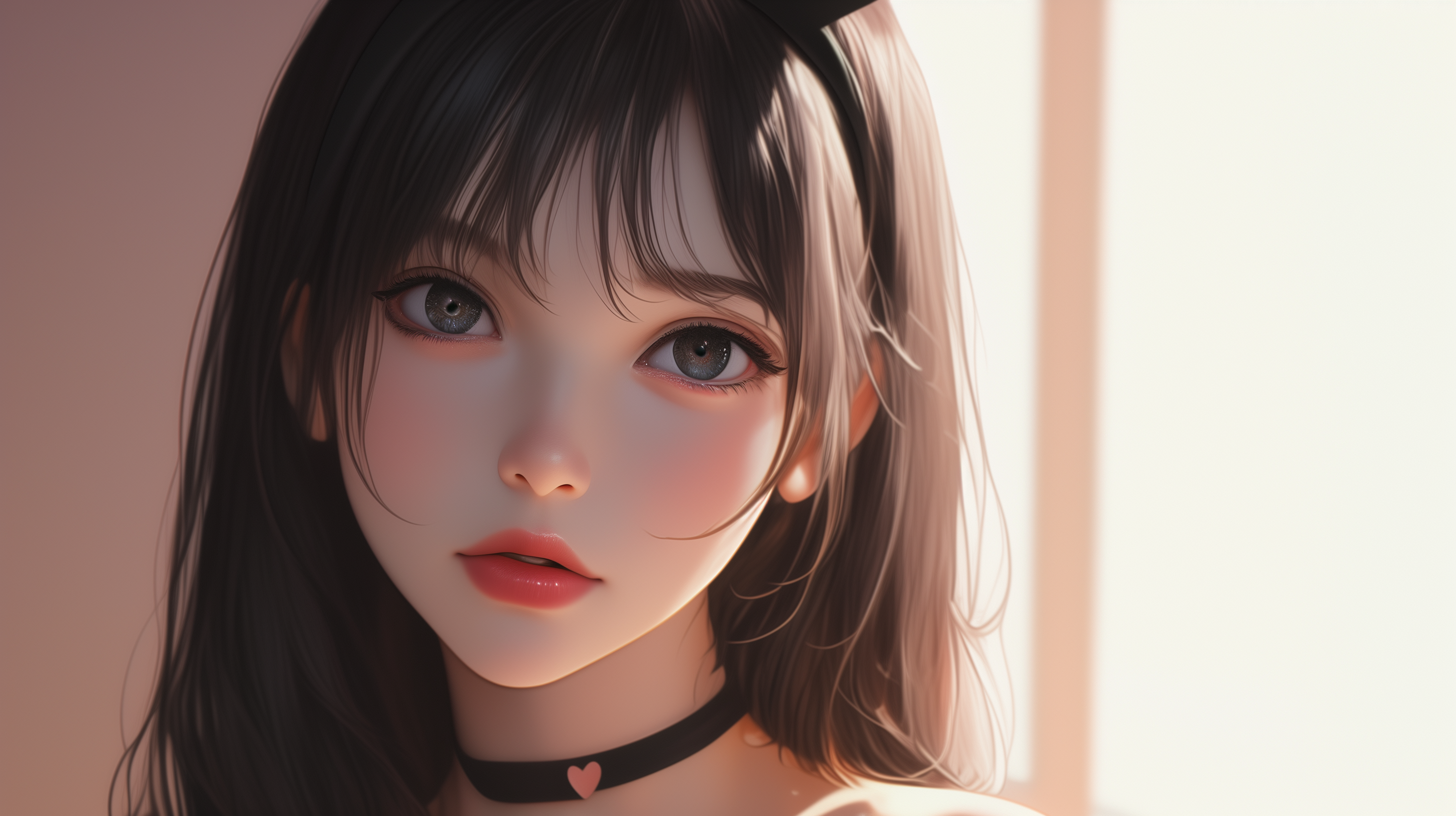 fond d'écran fille lapin pc windows 10 téléchargement gratuit