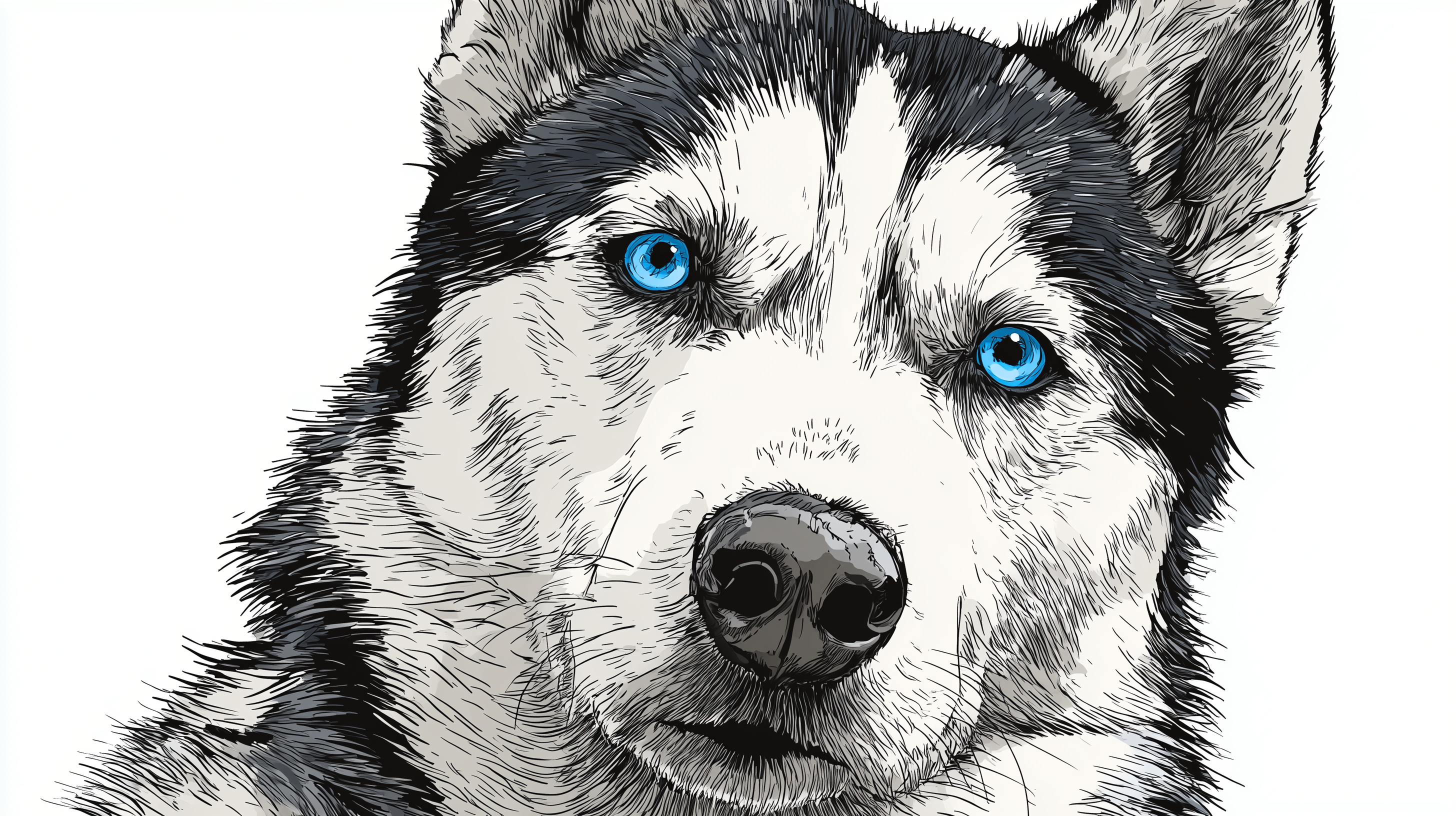 fond d'écran Husky hd téléchargement gratuit