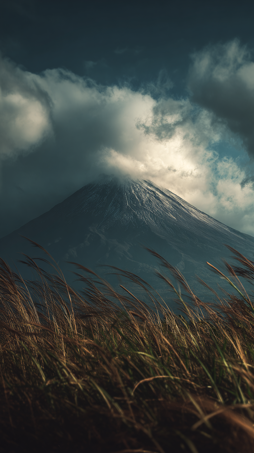 fond d'écran Mont Fuji iphone 14 télécharger gratuit