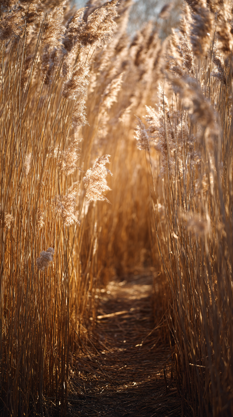 fond d'écran roseau iphone 16 plus gratuit