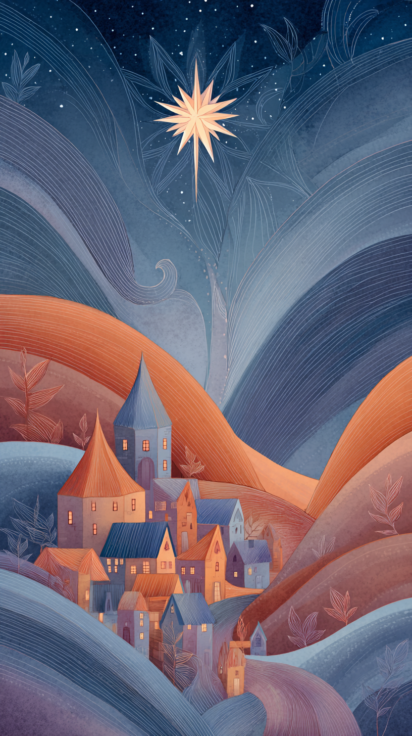 fond d'écran Étoile de Bethléem téléphone OnePlus gratuit