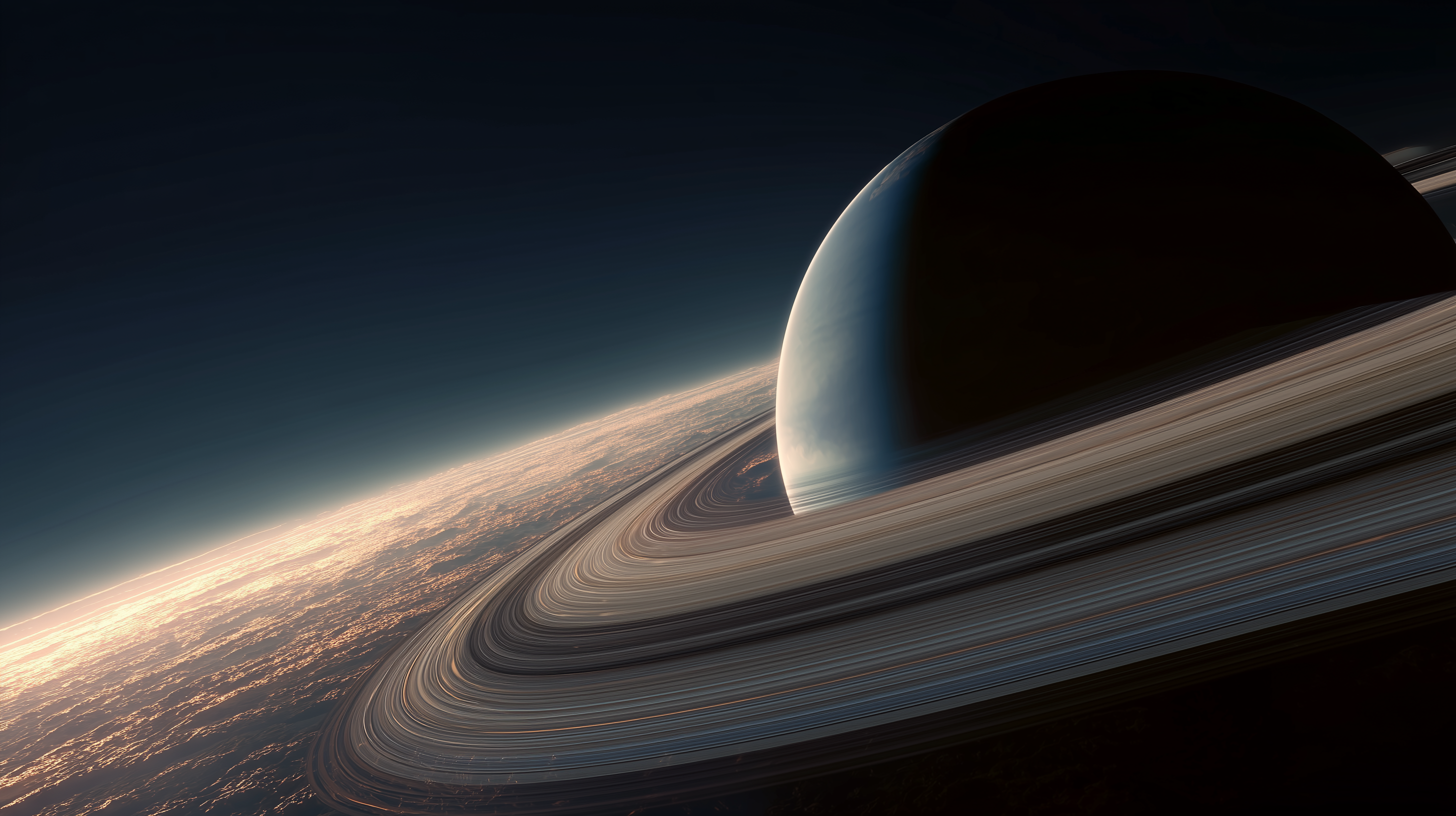 fond d'écran Saturne pour pc portable téléchargement gratuit