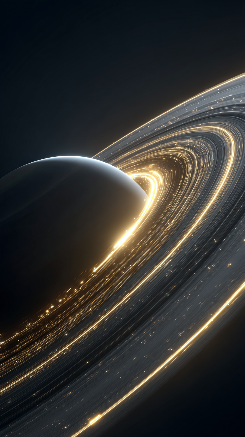 fond d'écran Saturne iphone 12 gratuit