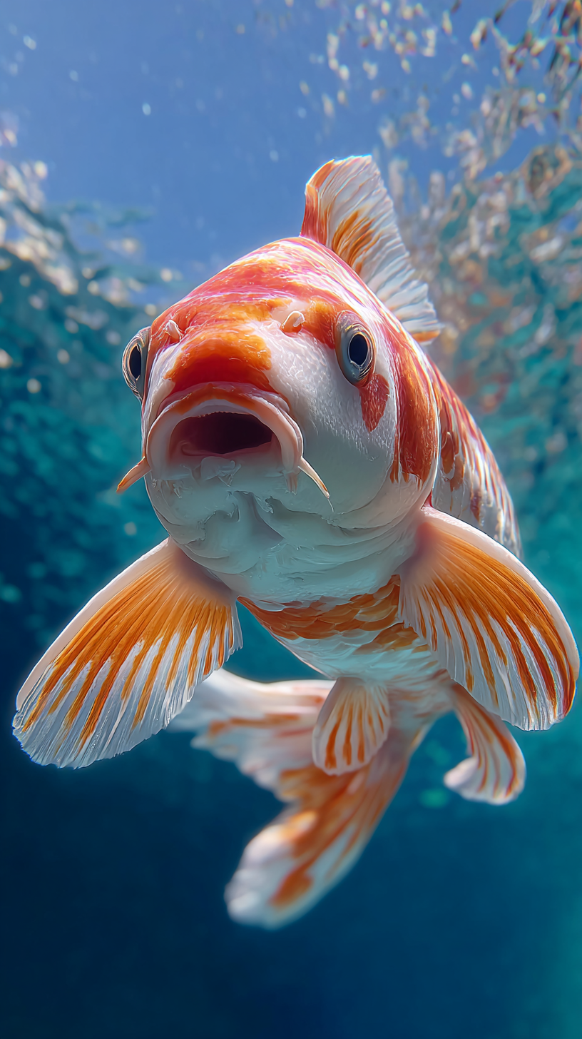 fond d'écran Koï pour téléphone gratuit