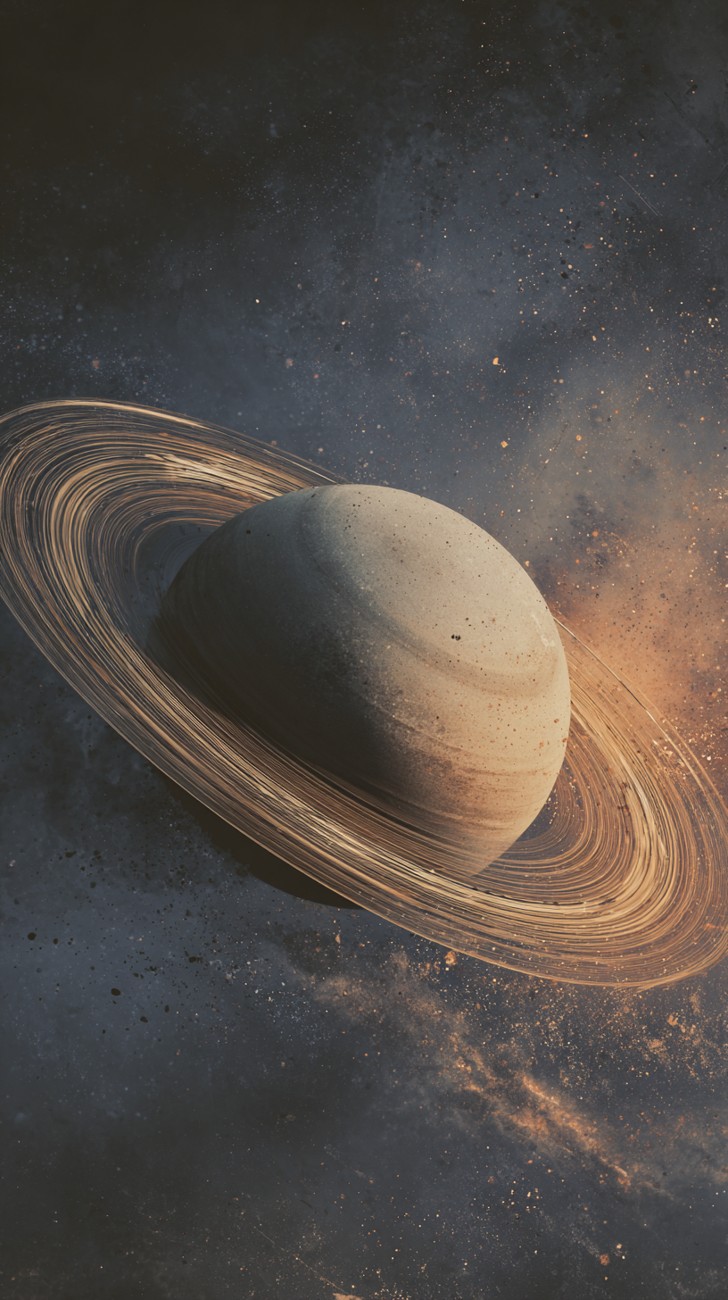 fond d'écran Saturne iphone original télécharger gratuit