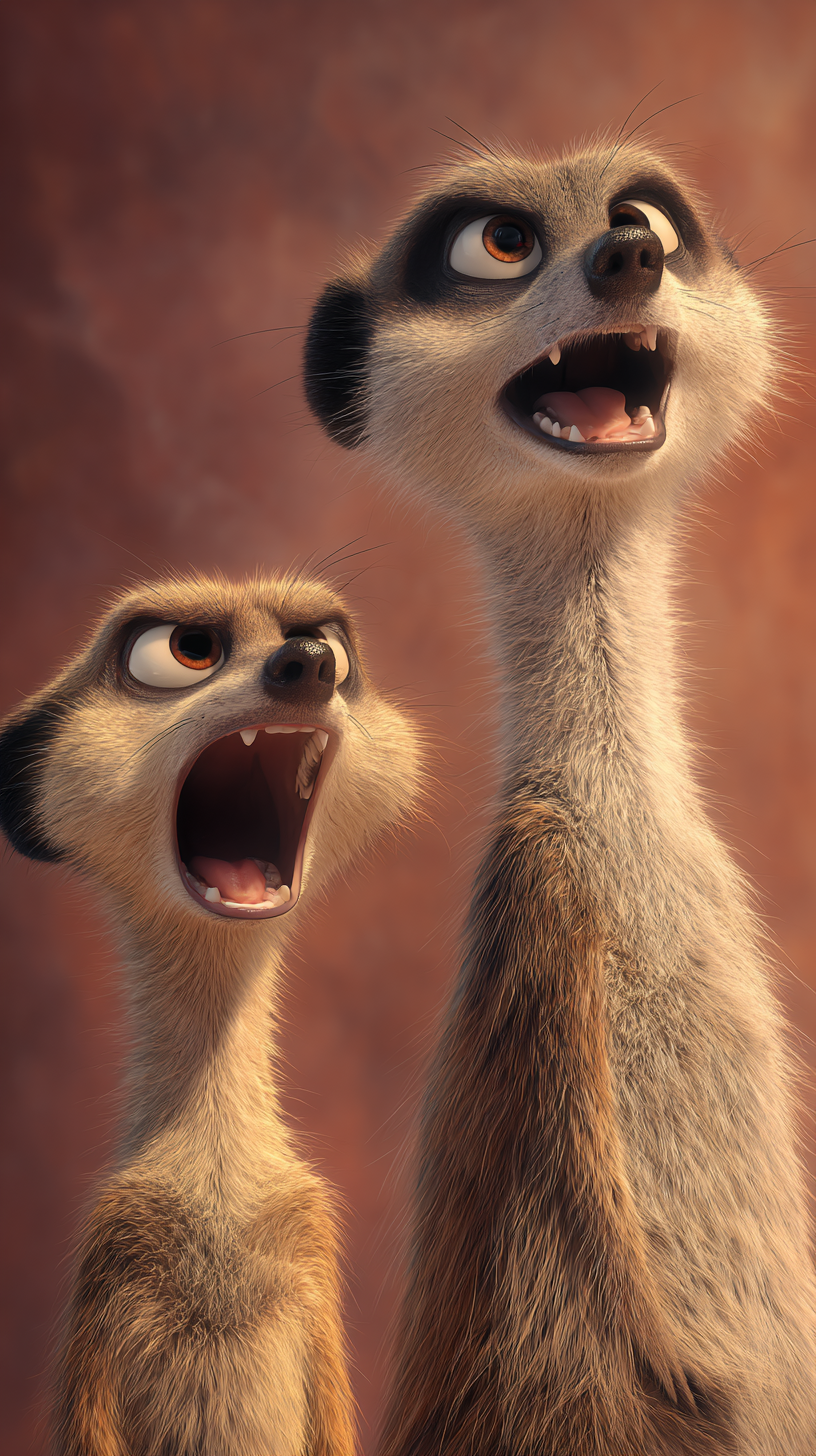 fond d'écran Suricate iphone 14 pro max télécharger gratuit