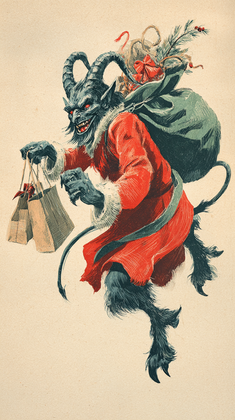 fond d'écran Krampus téléphone Realme gratuit