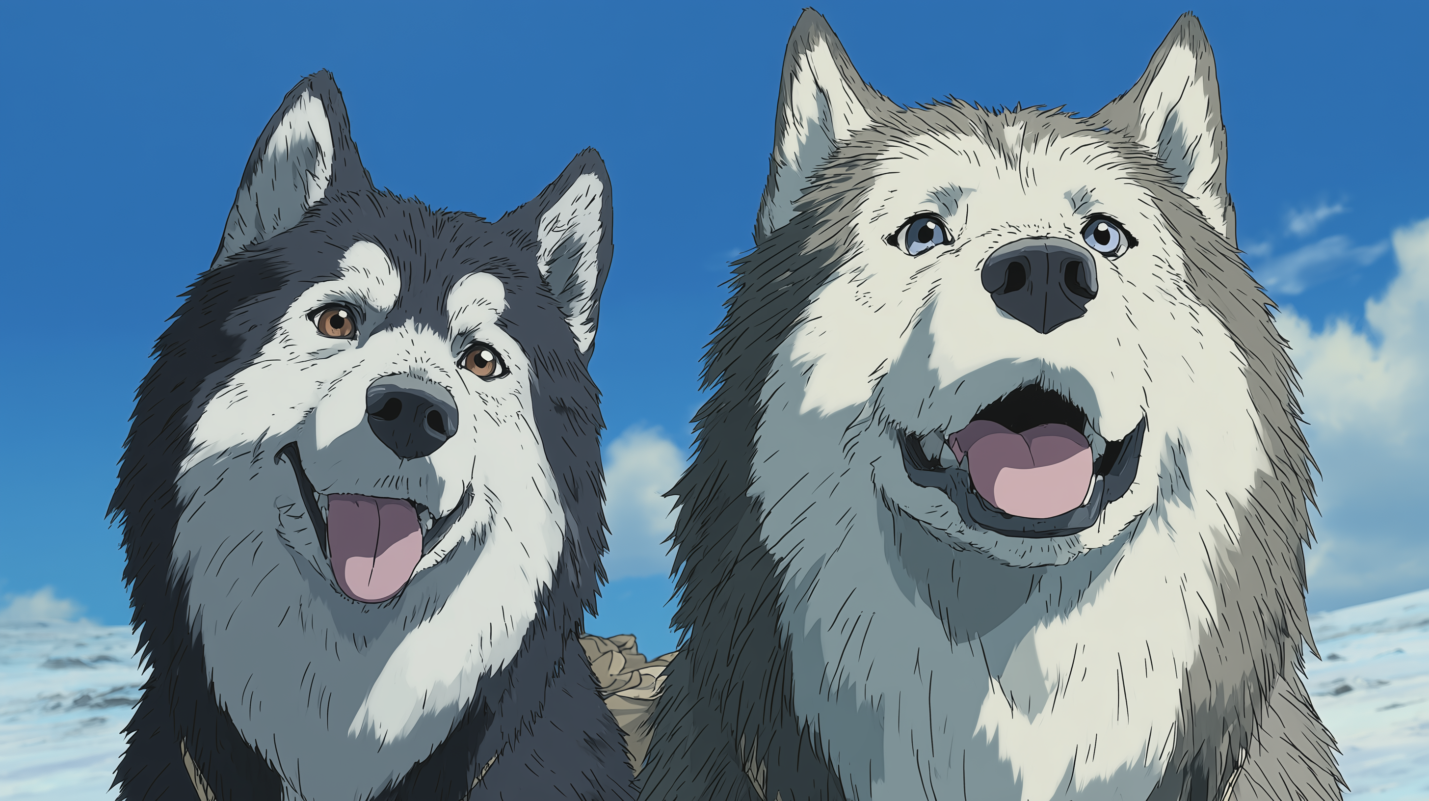 fond d'écran Husky mac 1920x1080 téléchargement gratuit