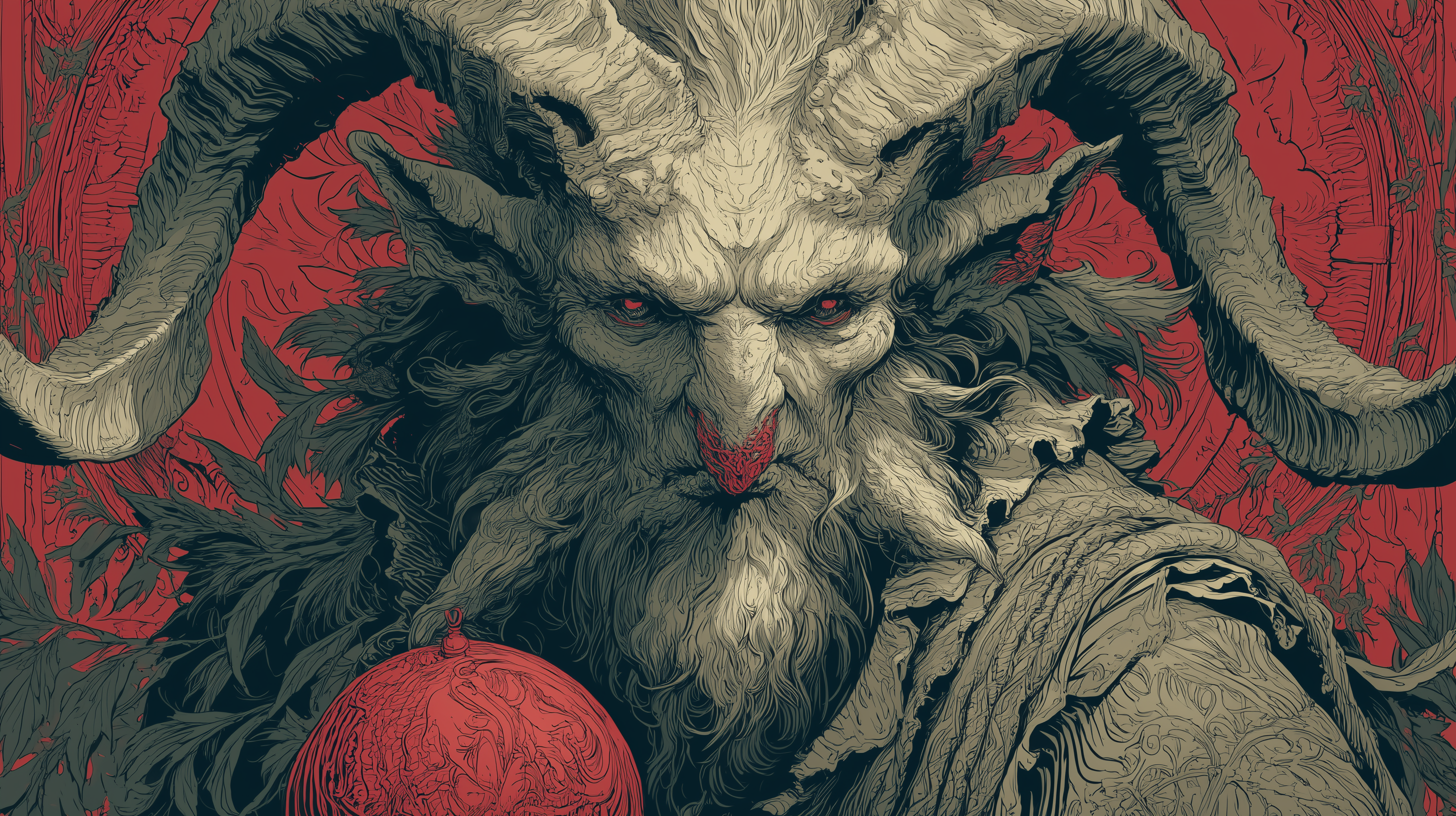 fond d'écran Krampus windows 11 téléchargement gratuit