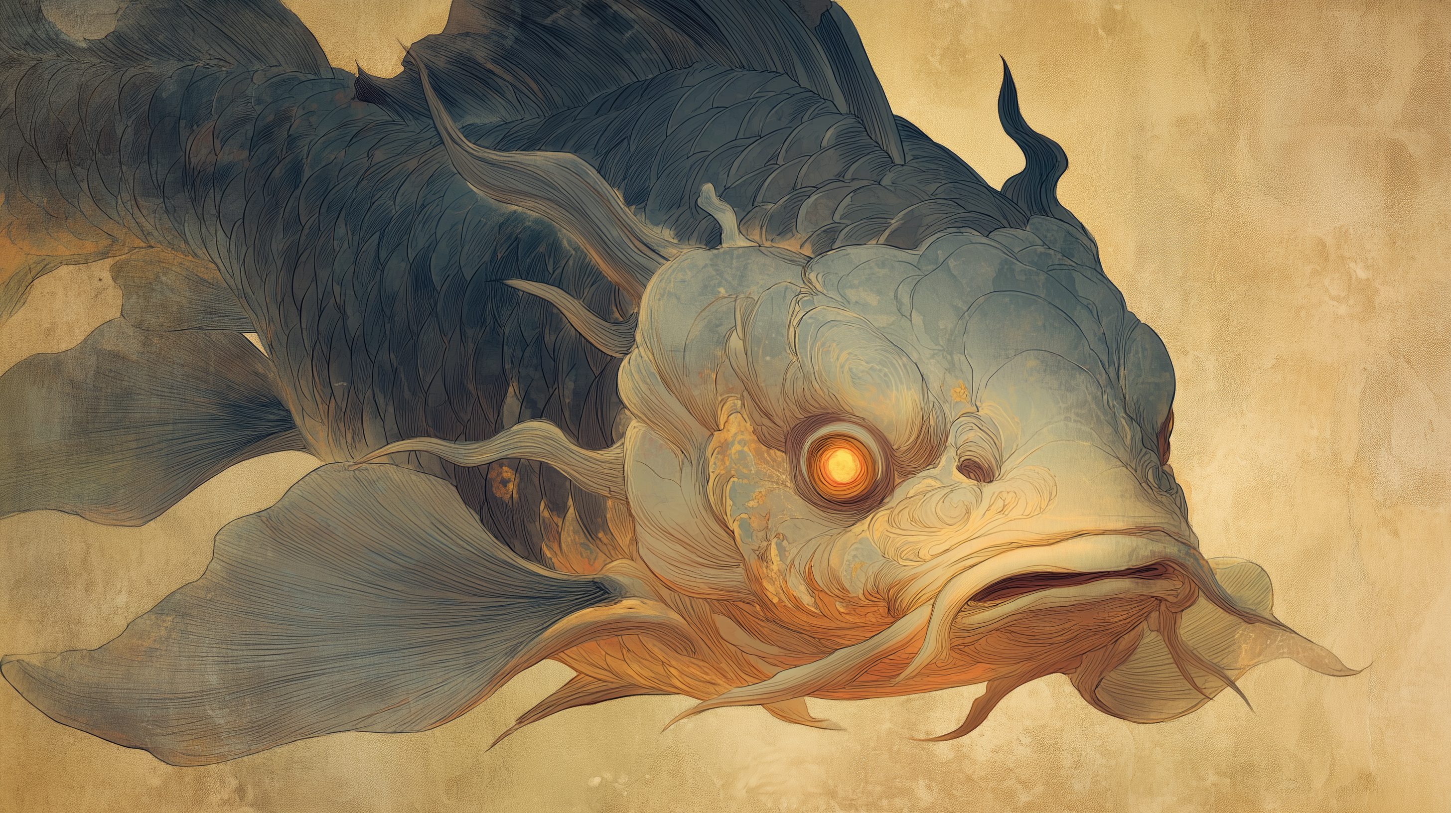 fond d'écran Koï 1440p hd téléchargement gratuit