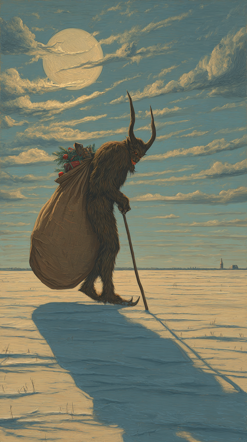 fond d'écran Krampus iphone 16e gratuit