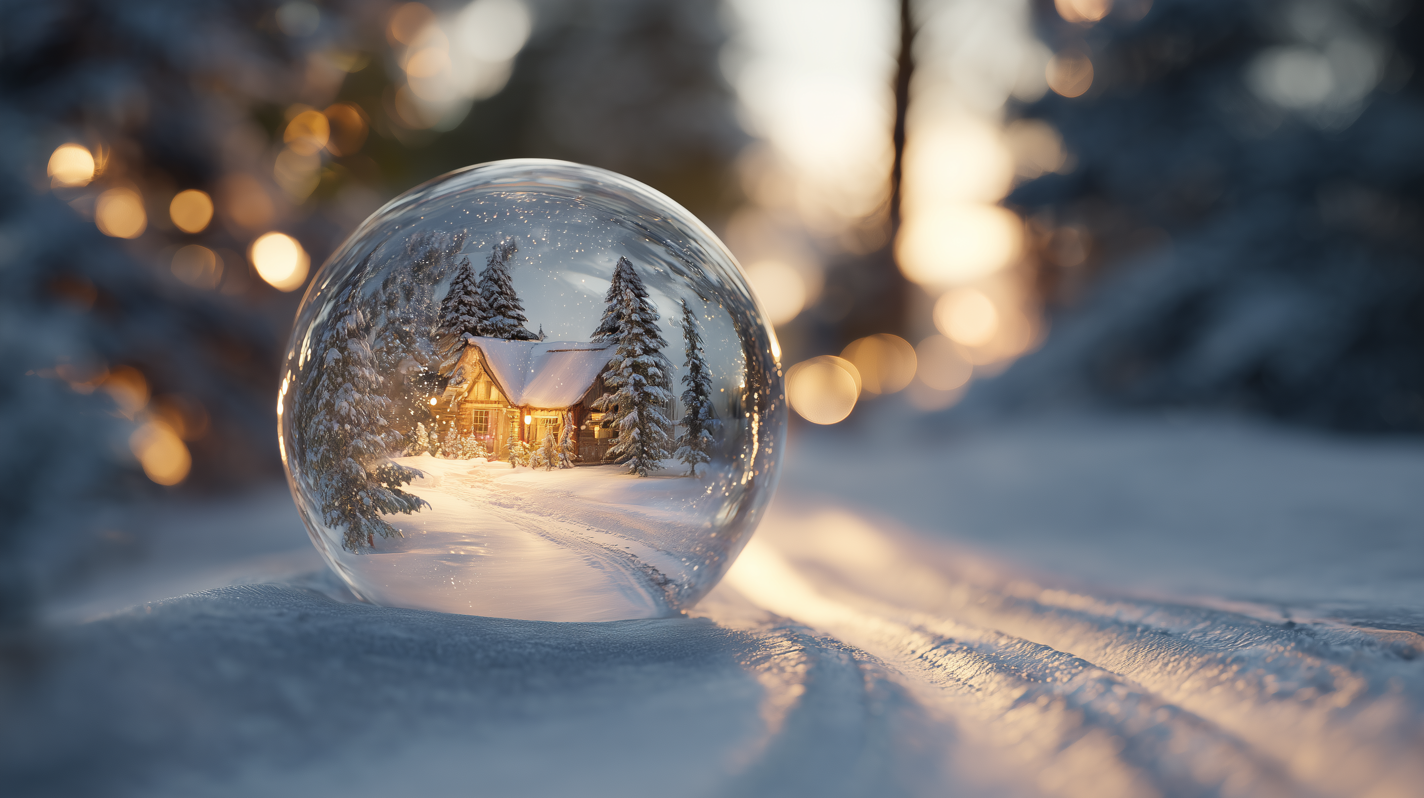 fond d'écran Boule à neige pour mac 4k téléchargement gratuit