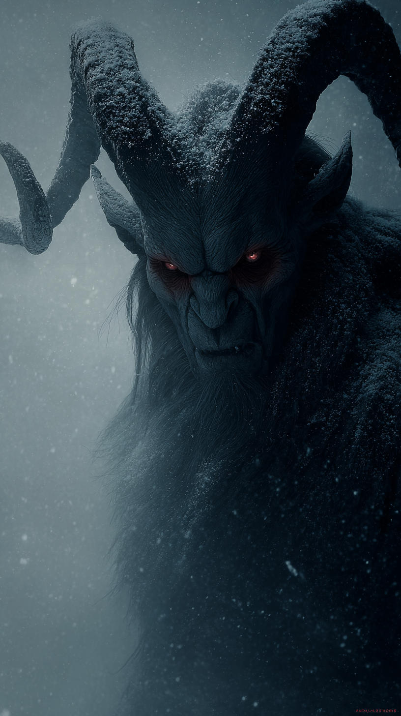 fond d'écran Krampus téléphone 4k télécharger gratuit