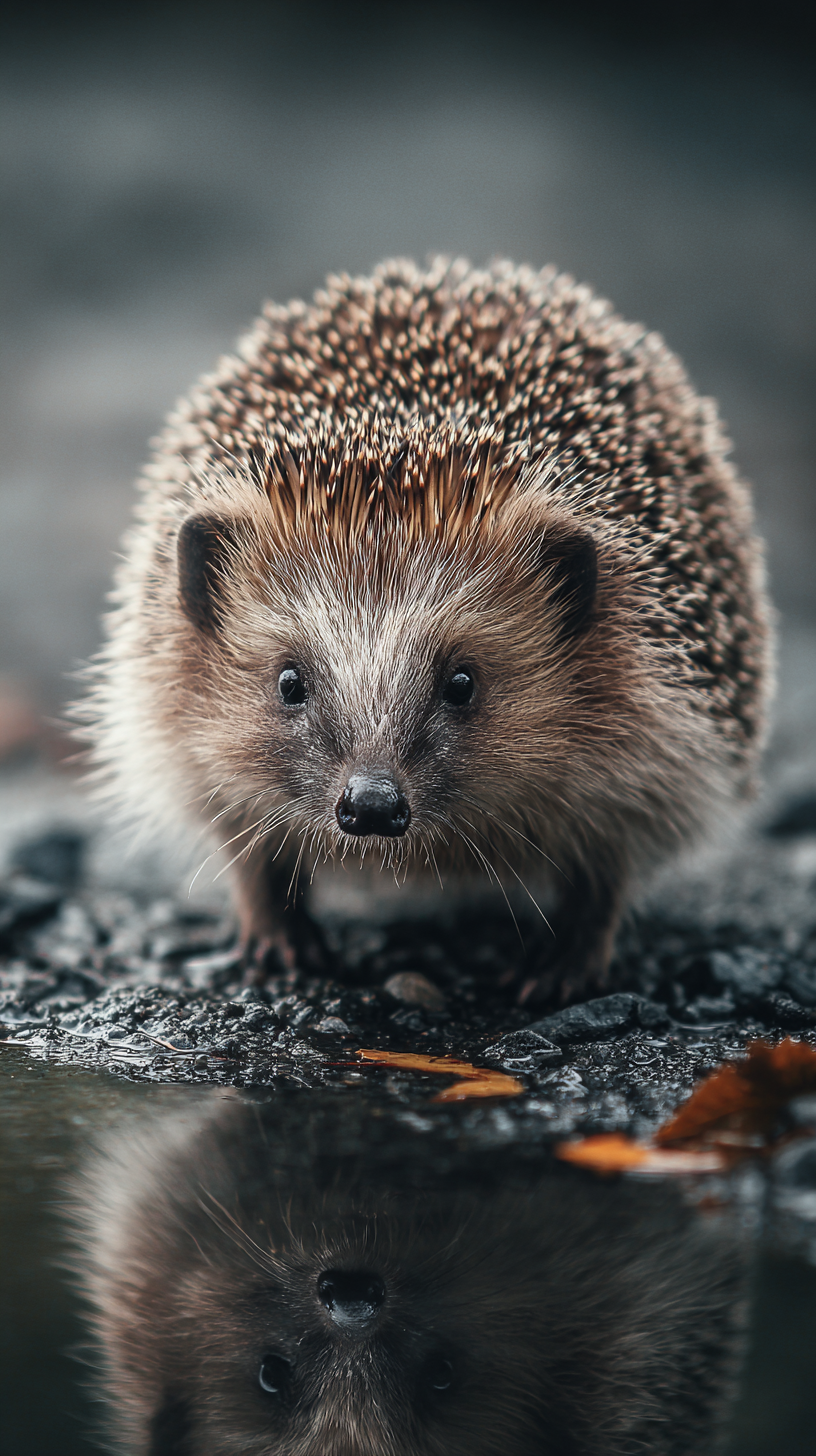 fond d'écran Hérisson téléphone Realme gratuit