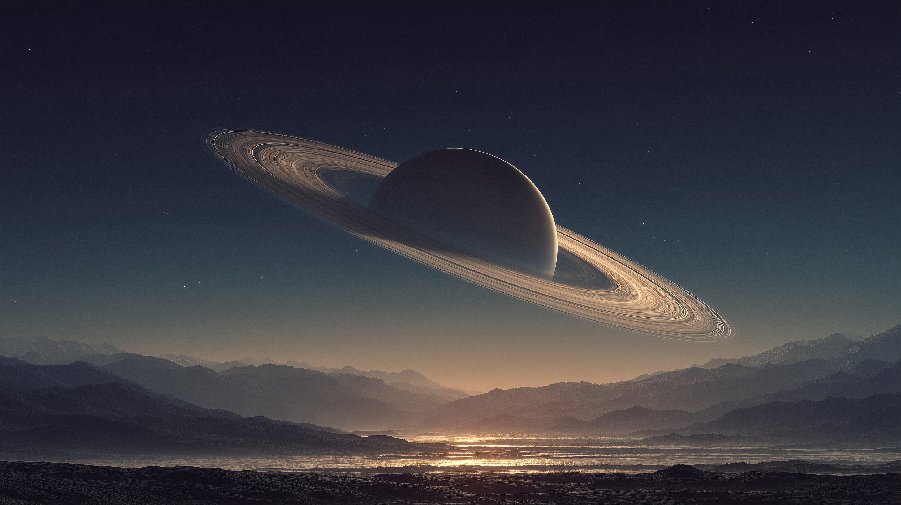 fond d'écran Saturne 4k pc téléchargement gratuit