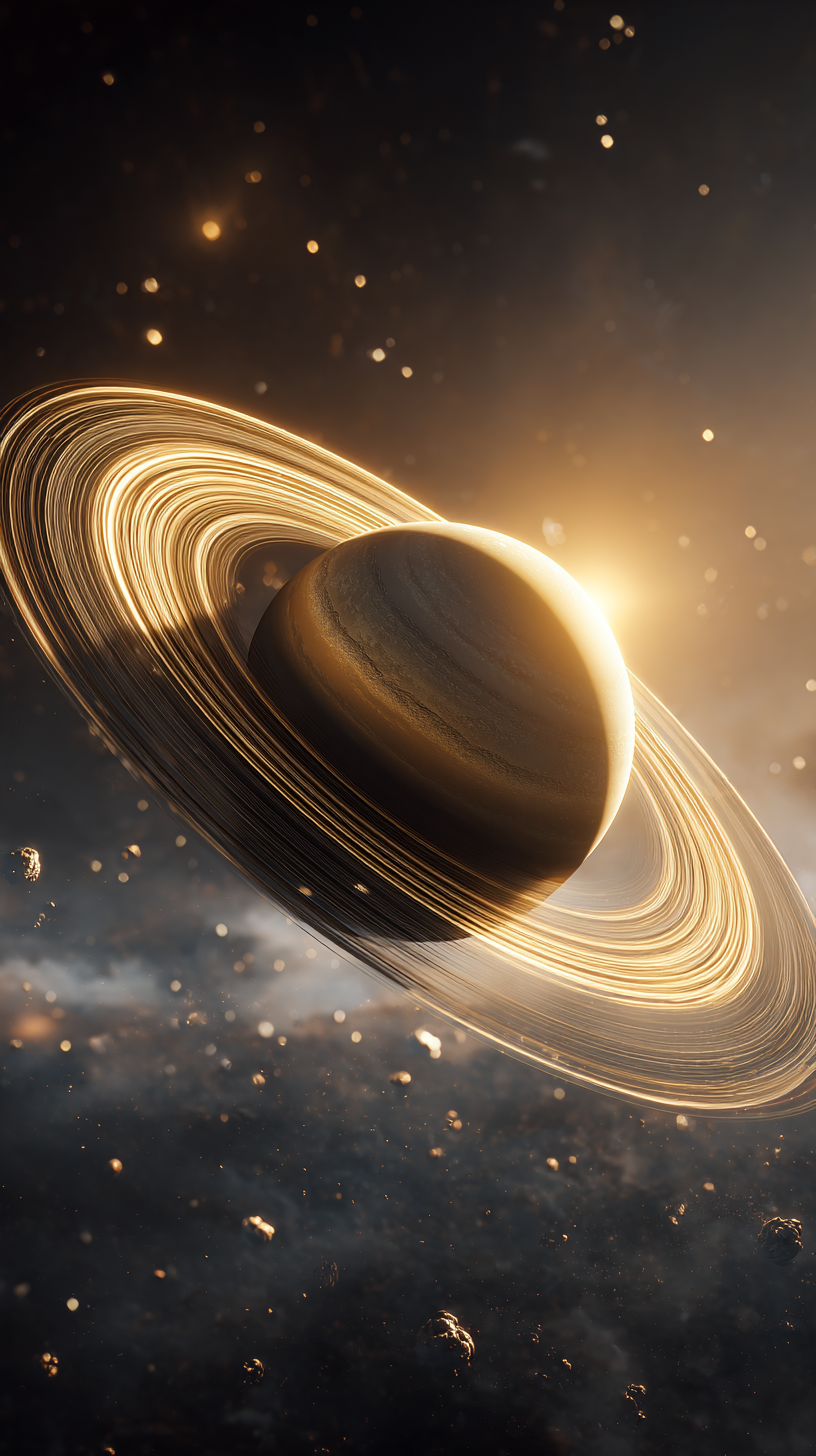 fond d'écran Saturne iphone 8 gratuit