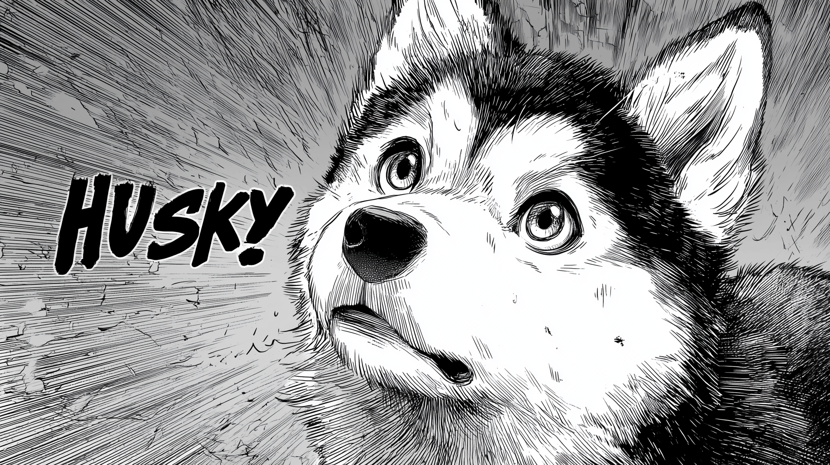 fond d'écran Husky 4k windows 11 téléchargement gratuit