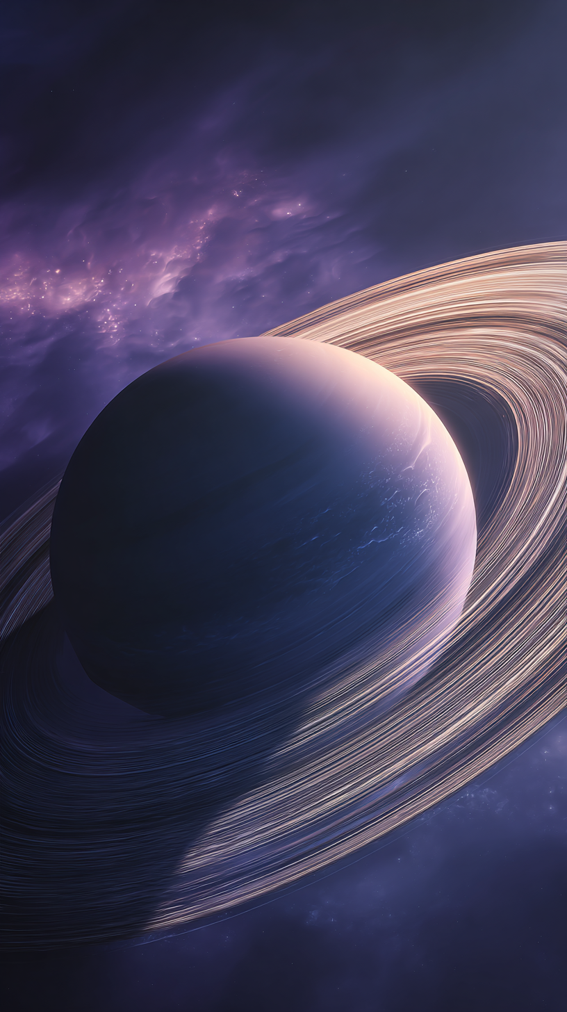 fond d'écran Saturne iphone 16e gratuit