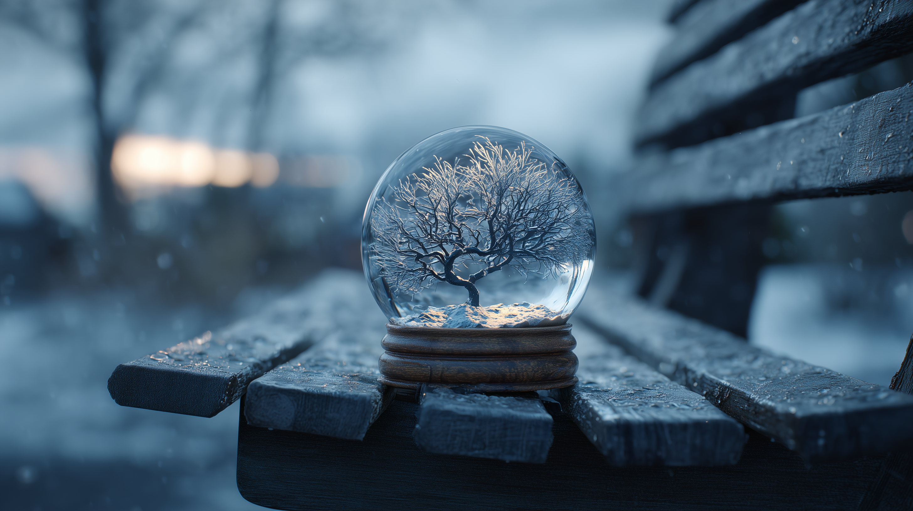 dell fond d'écran Boule à neige téléchargement gratuit