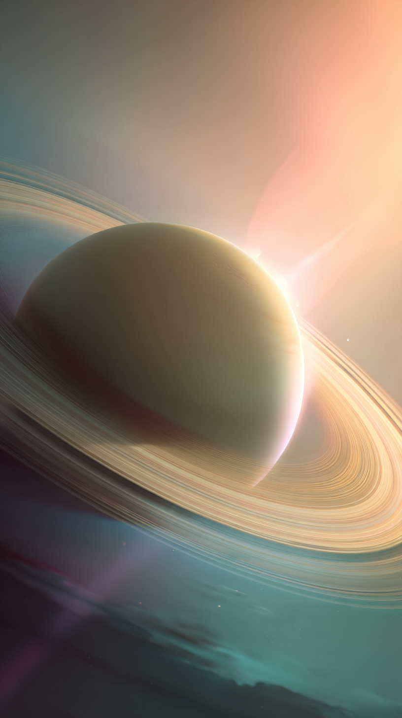 fond d'écran Saturne android gratuit sans filigrane