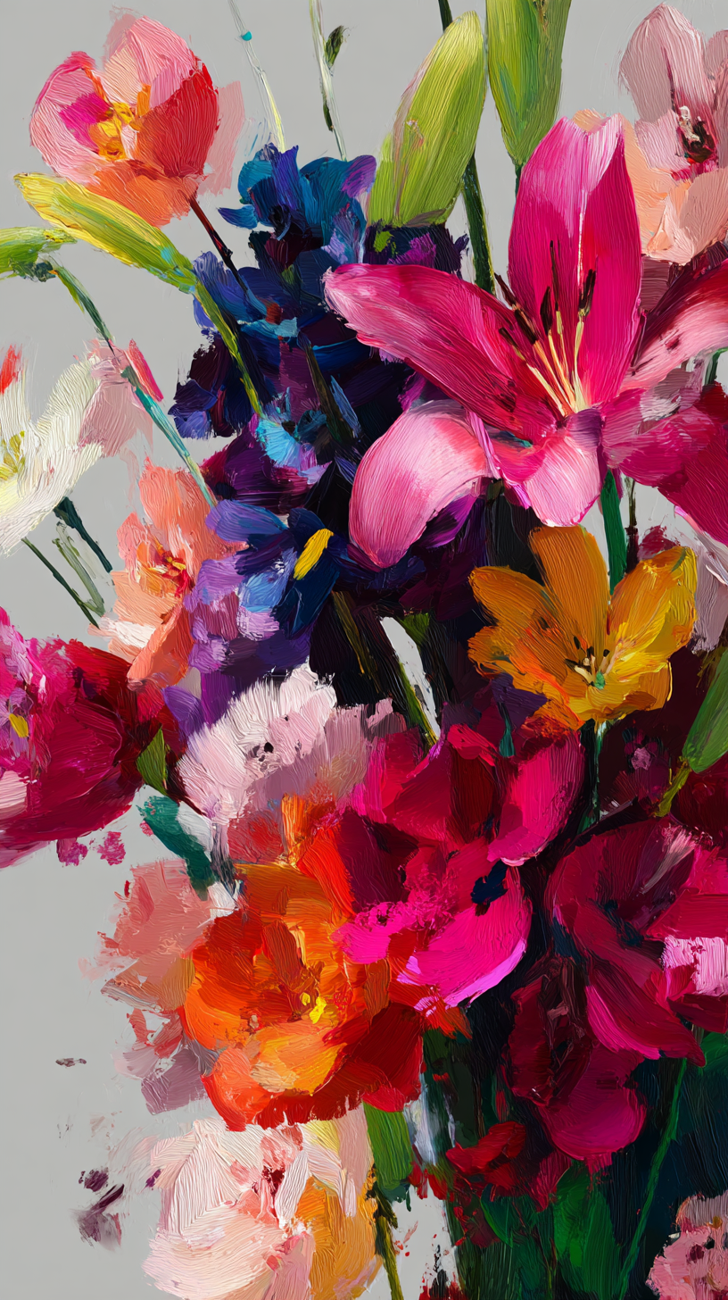 fond d'écran Bouquet de fleurs iphone xr gratuit