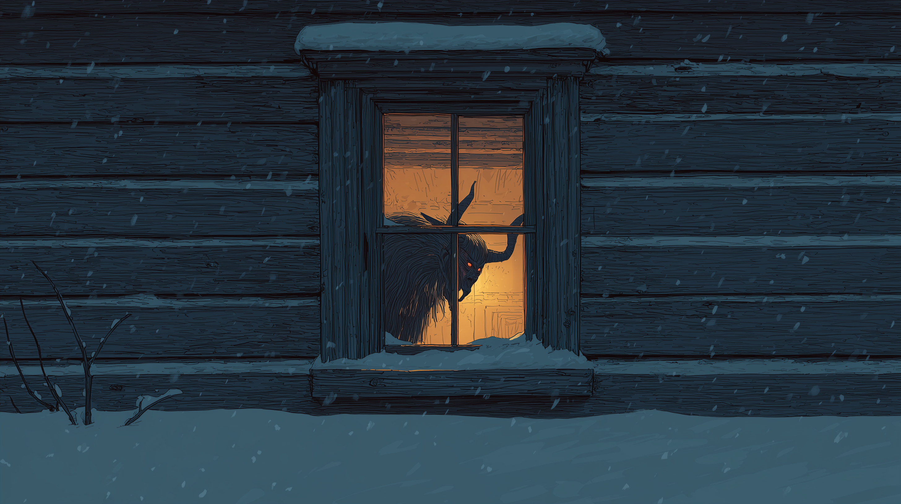 fond d'écran Krampus 4k 2560x1440 téléchargement gratuit