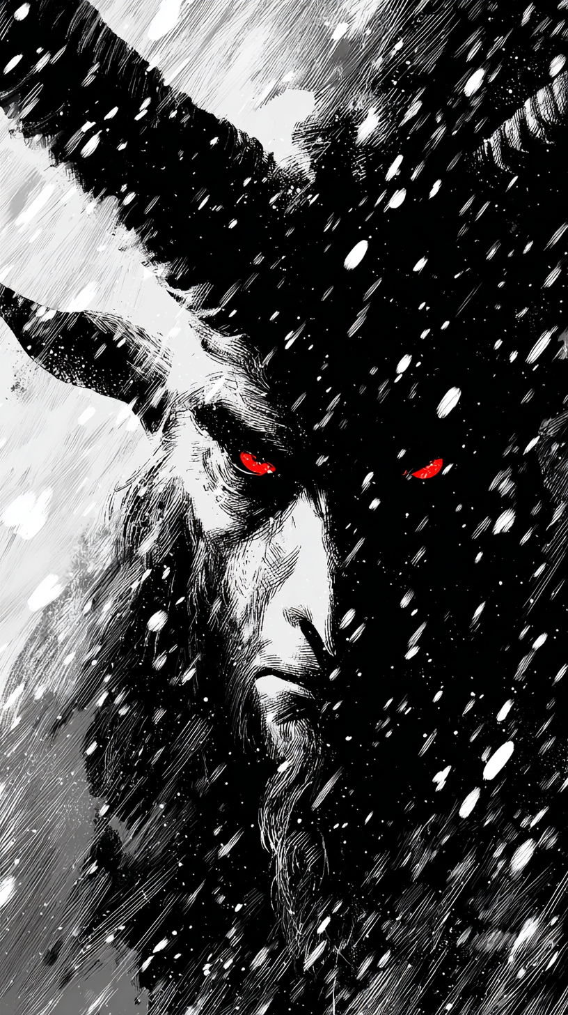 fond d'écran Krampus iphone 15 gratuit