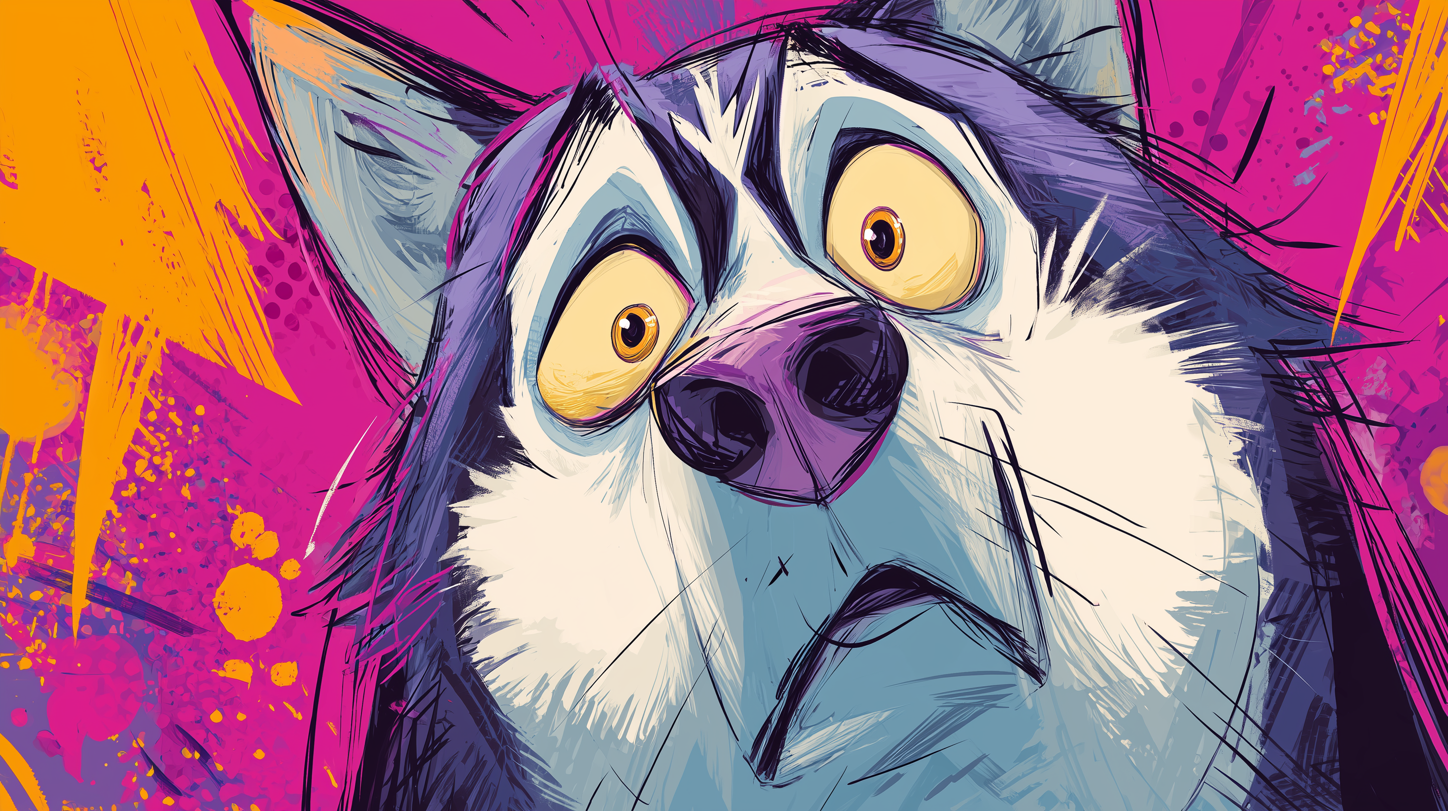 fond d'écran Husky 4k 3840x2160 téléchargement gratuit