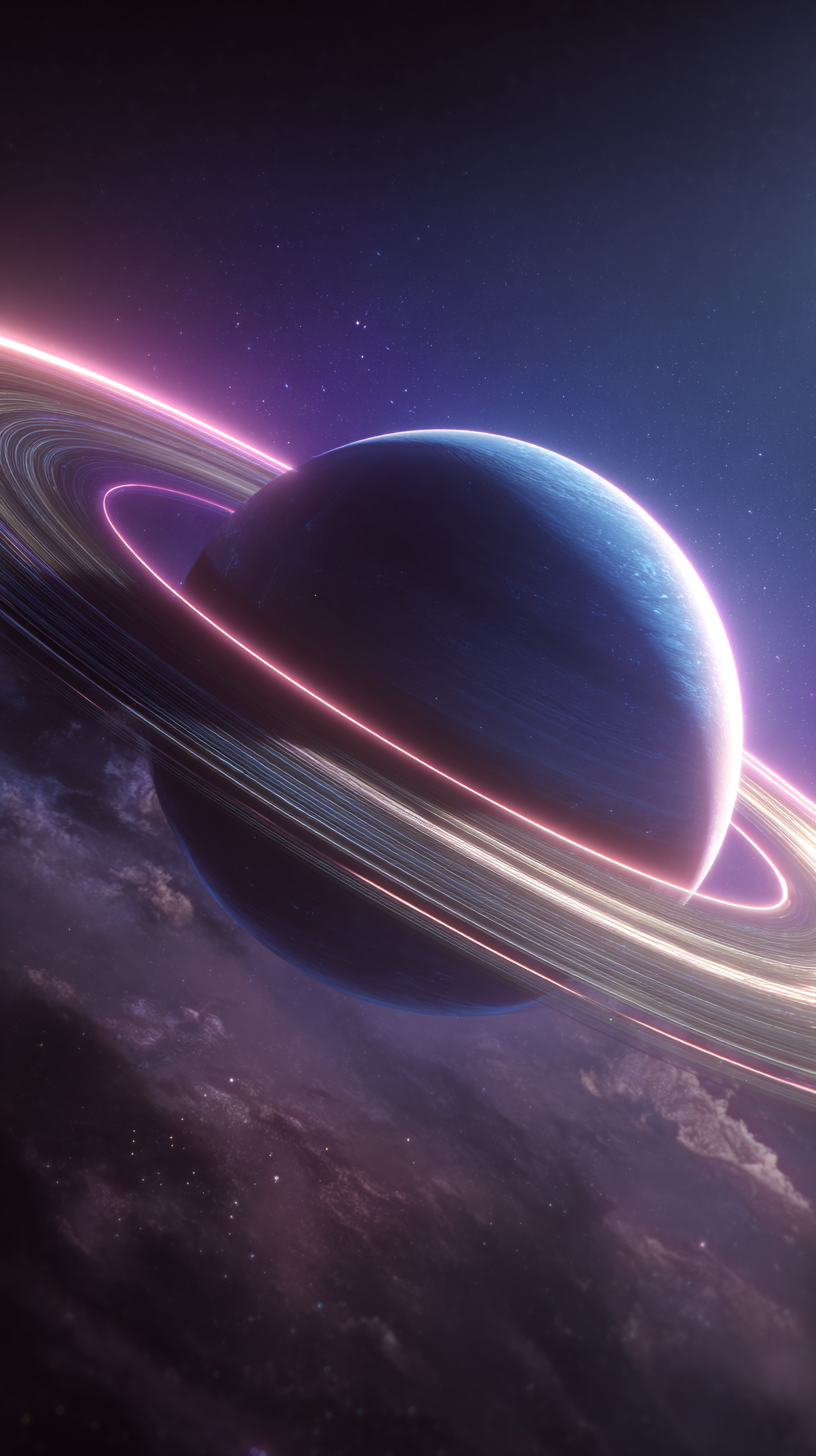 fond d'écran Saturne iphone 7 gratuit