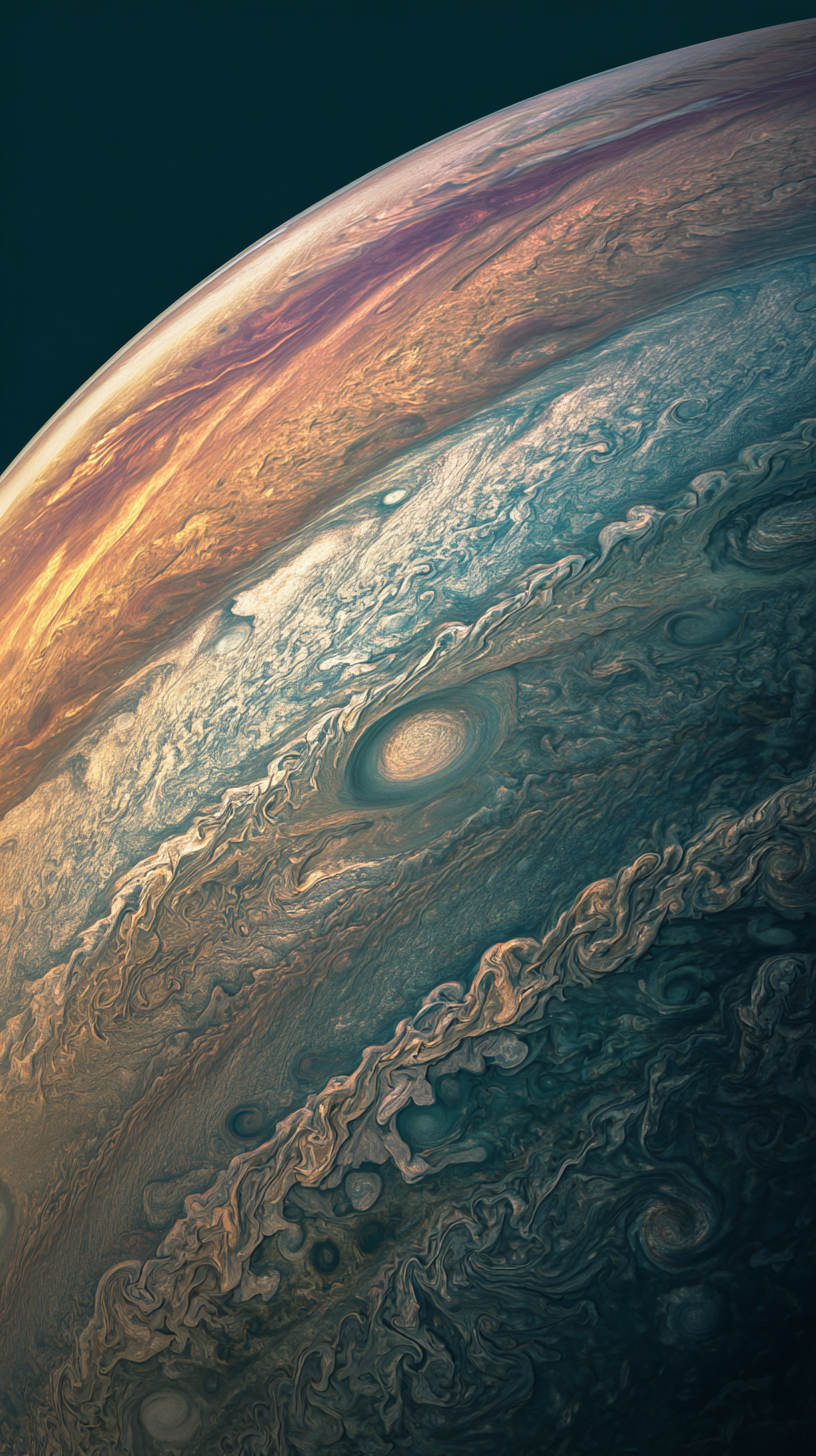 fond d'écran Jupiter iphone 15 4k télécharger gratuit