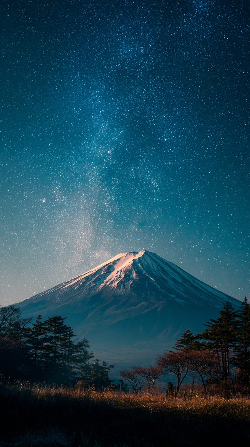 fond d'écran Mont Fuji iphone xr télécharger gratuit