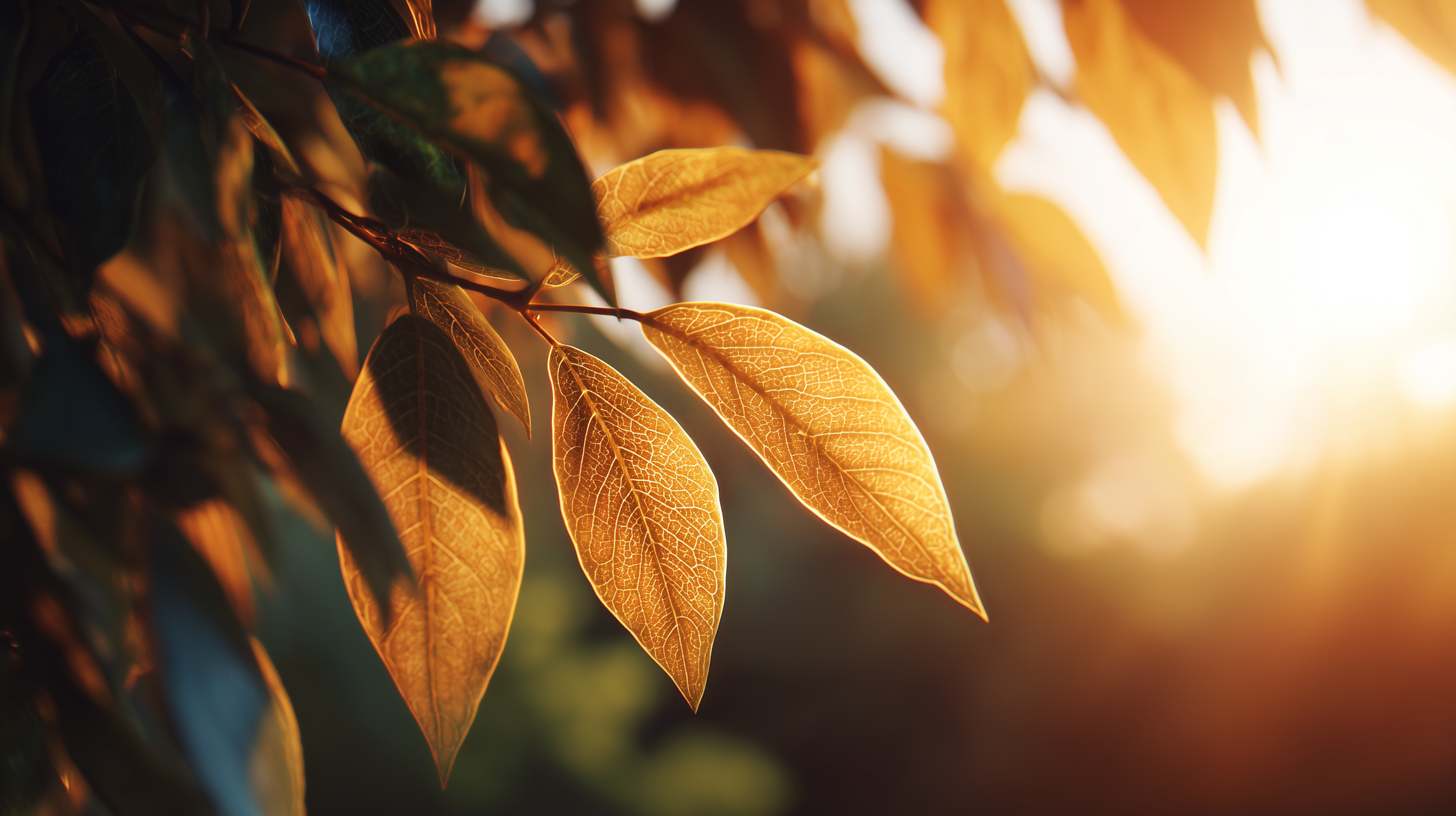 fond d'écran Feuilles 4k windows téléchargement gratuit