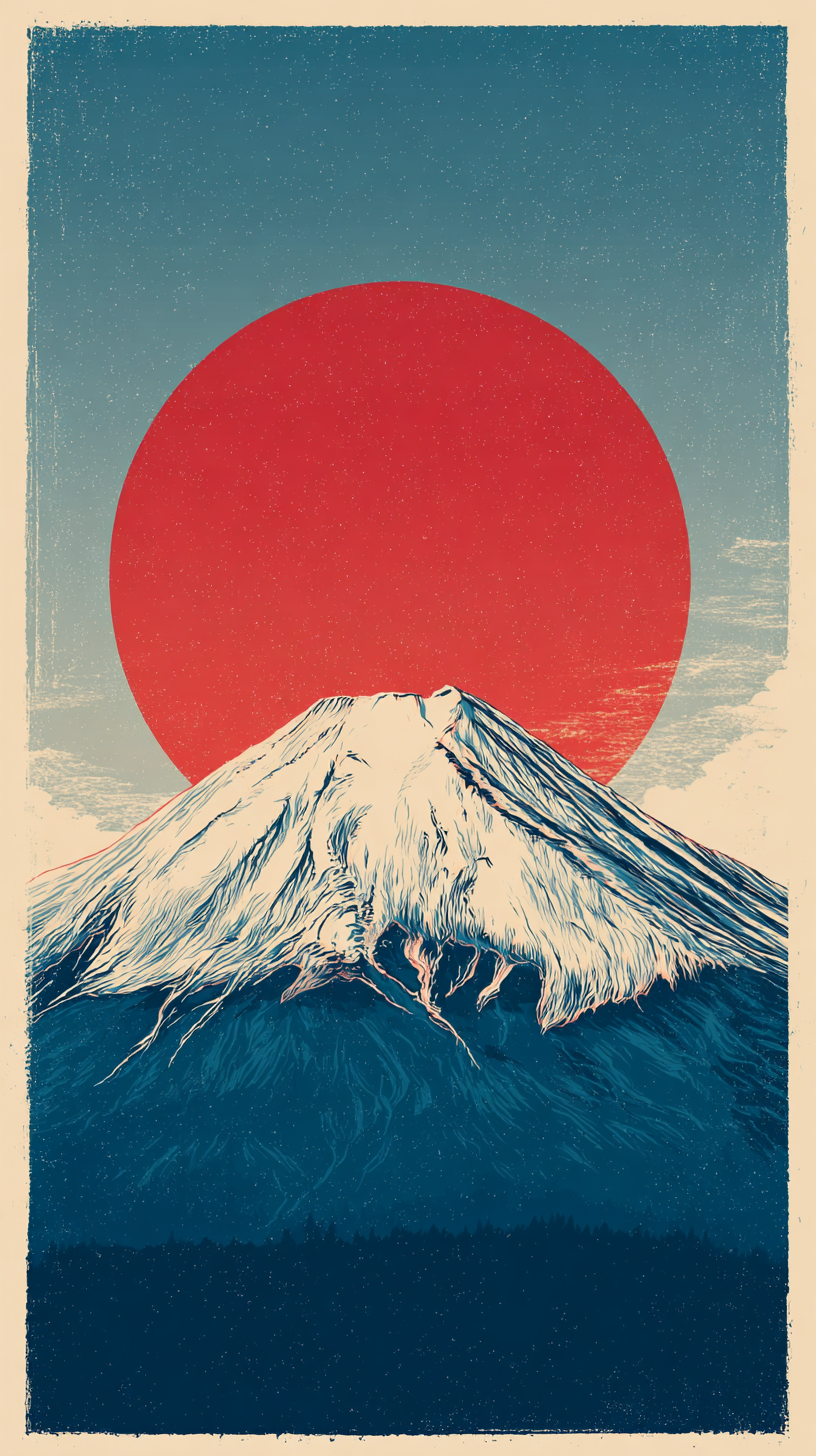 iphone fond d'écran Mont Fuji télécharger gratuit