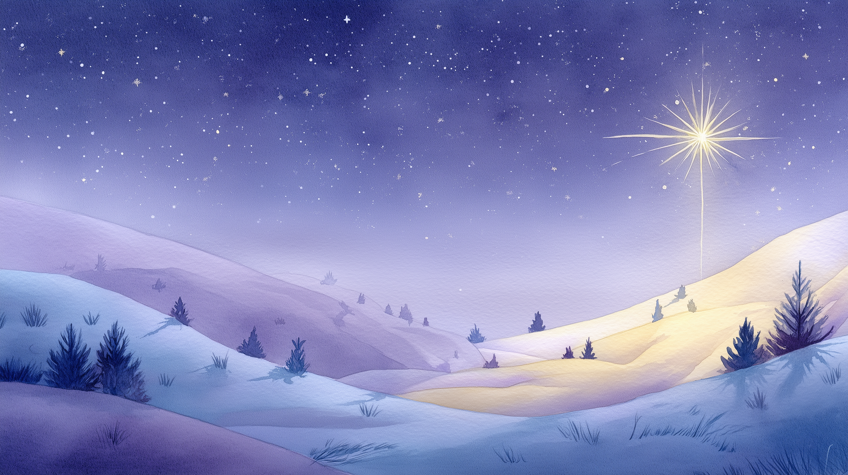 fond d'écran Étoile de Bethléem apple mac téléchargement gratuit