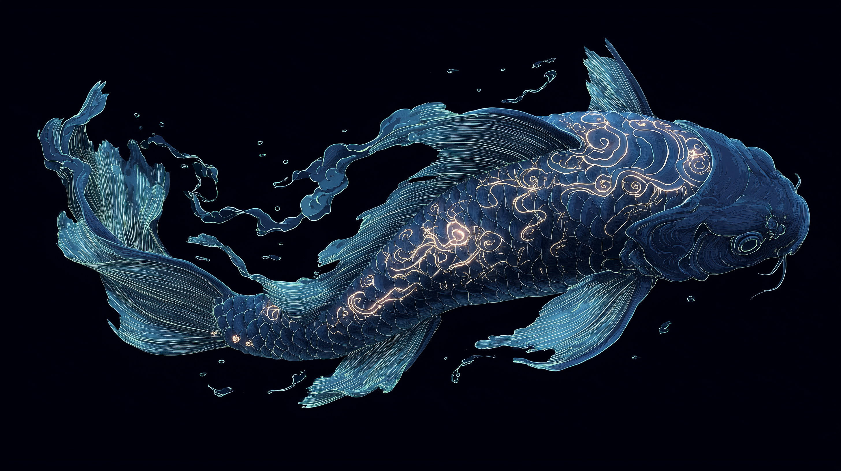 fond d'écran Koï 1080p téléchargement gratuit