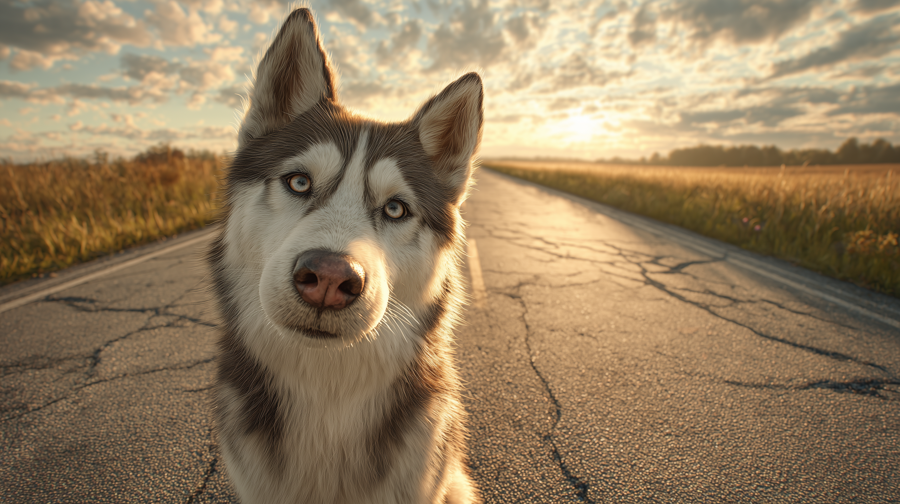 fond d'écran Husky 1920x1200 téléchargement gratuit