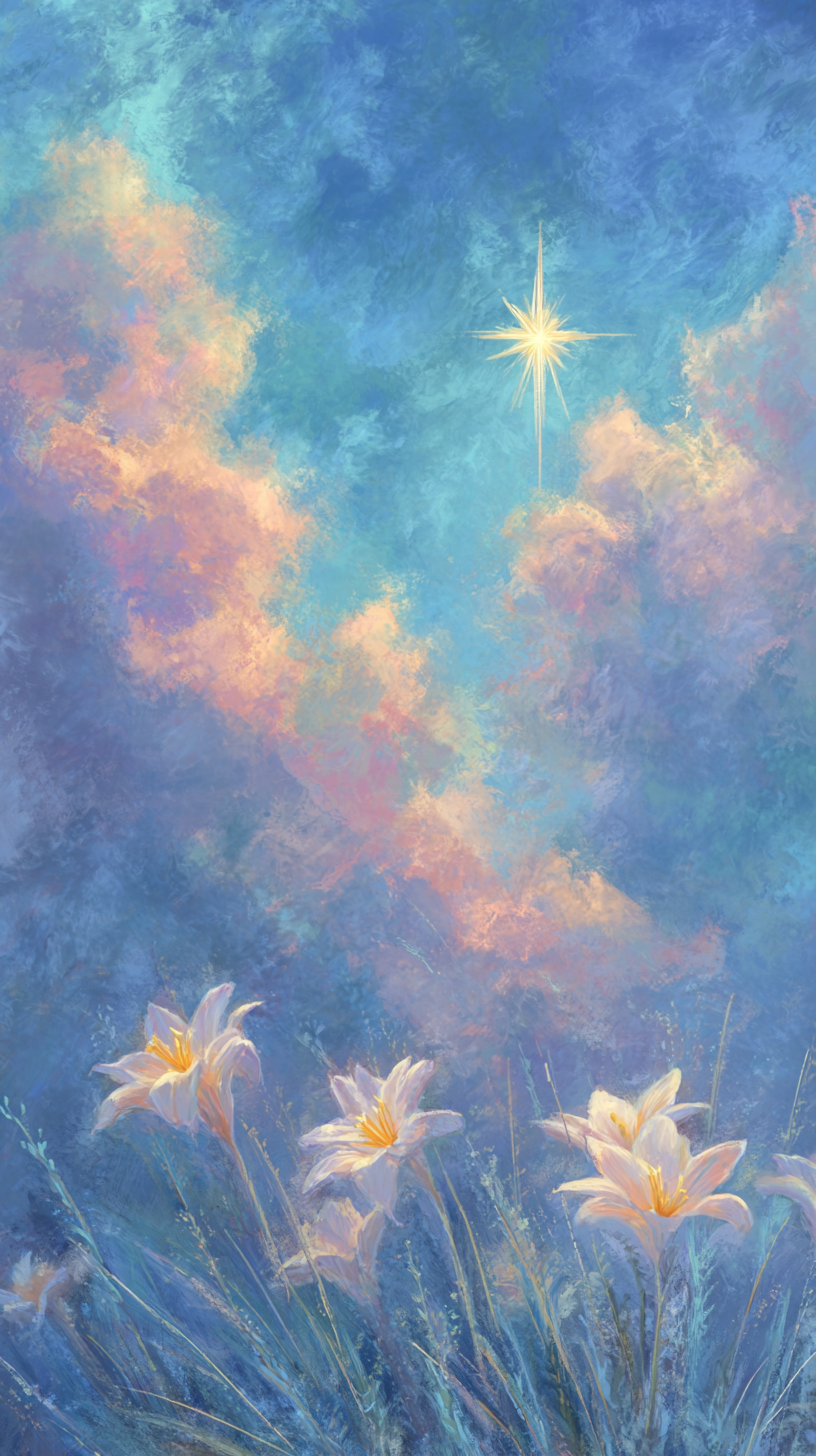 fond d'écran Étoile de Bethléem haute qualité pour tablette android gratuit