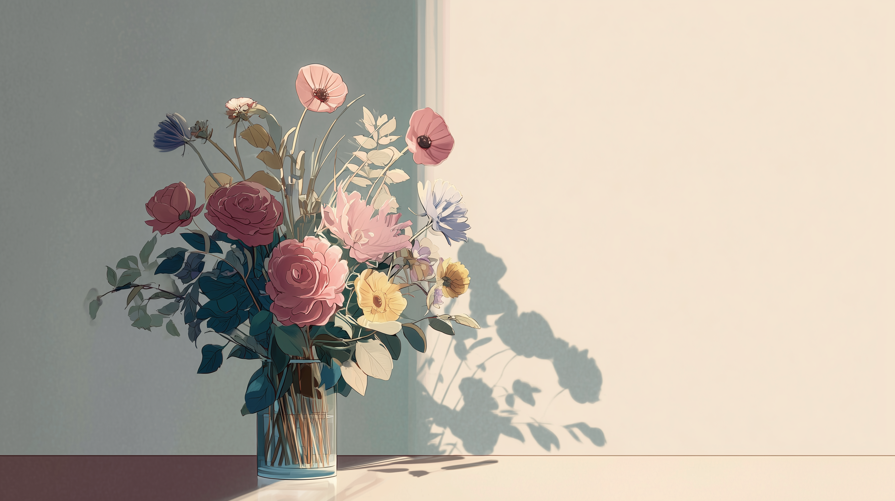 fond d'écran Bouquet de fleurs pc 1920x1080 4k téléchargement gratuit