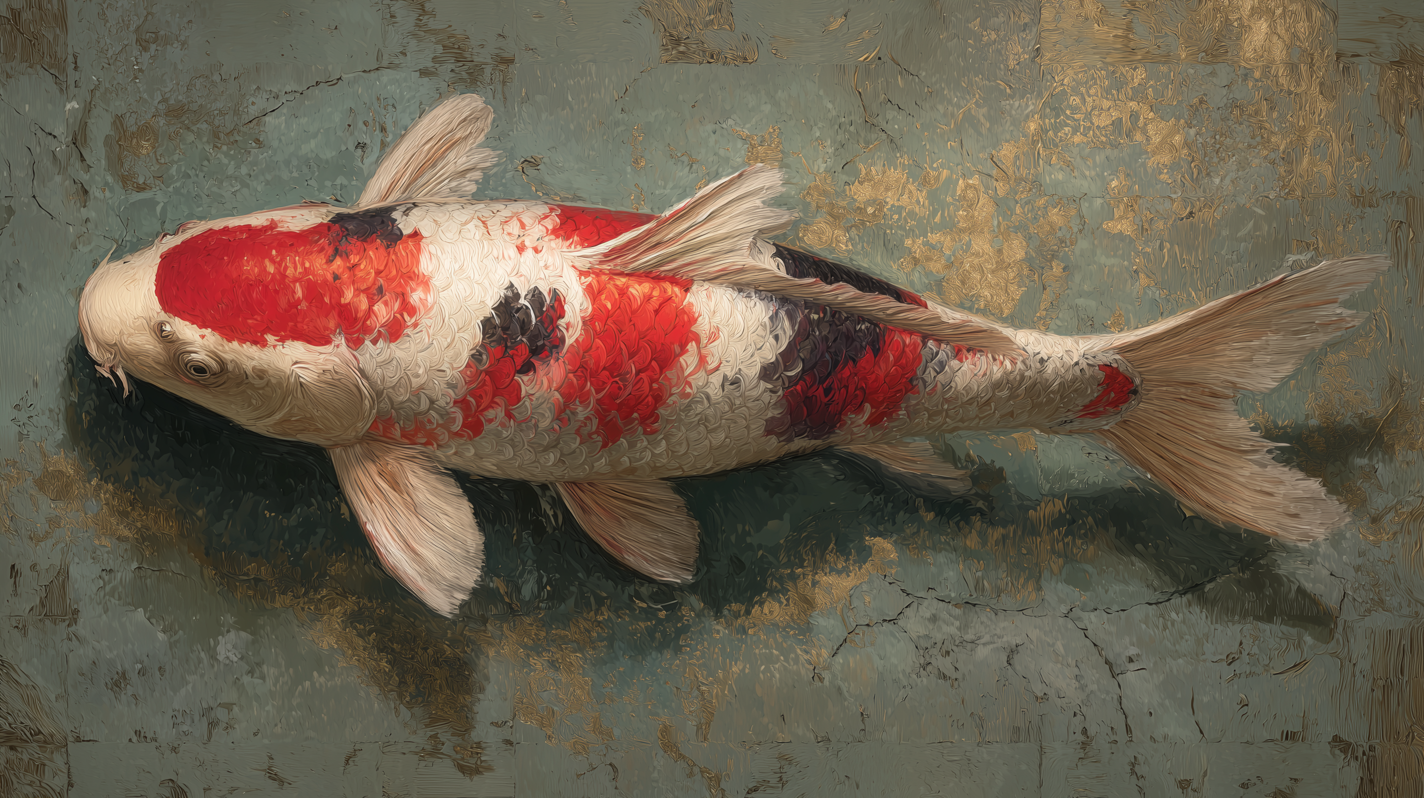 fond d'écran Koï pc 5120x2880 téléchargement gratuit