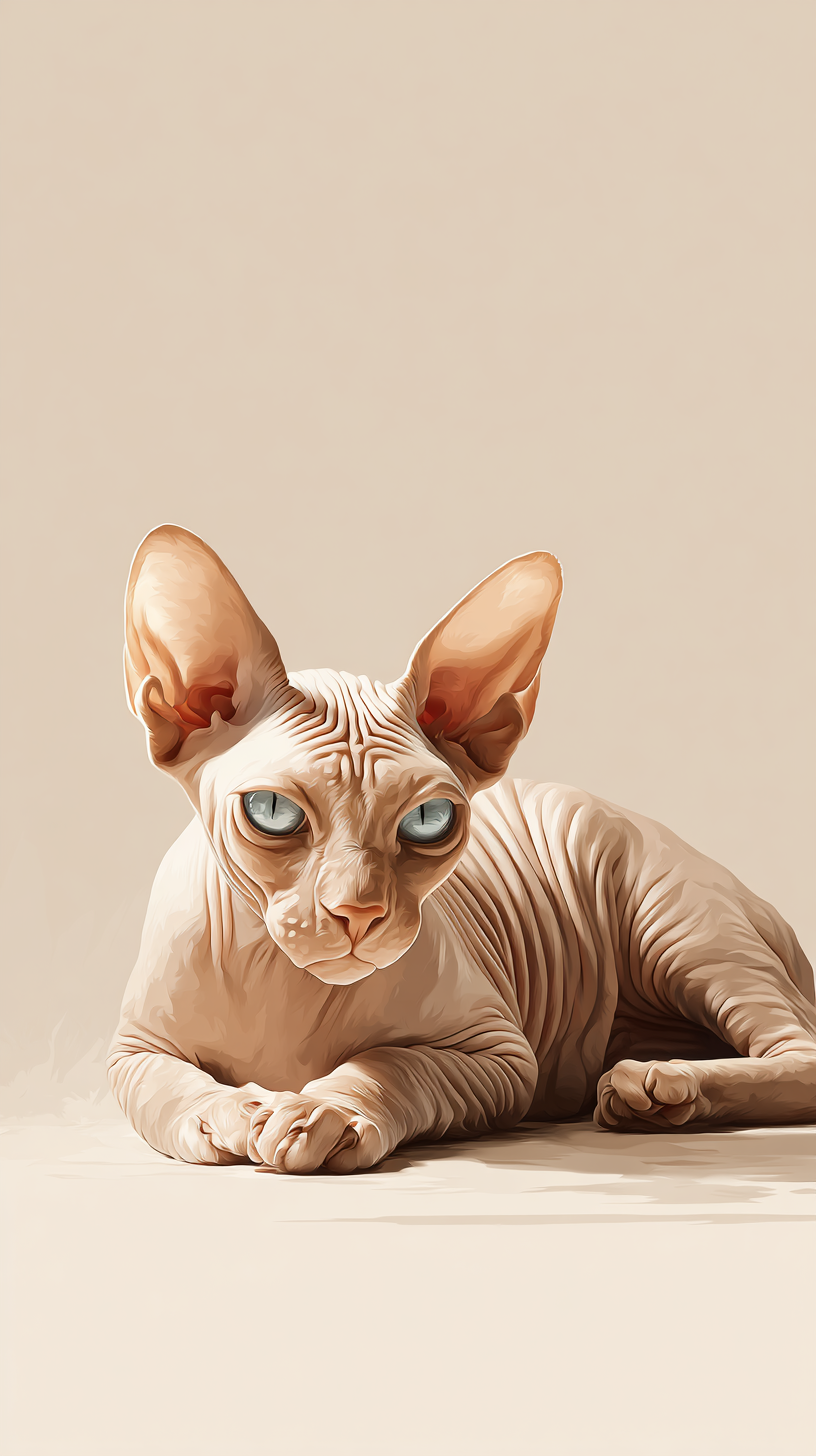 fond d'écran Sphynx iphone 4k télécharger gratuit