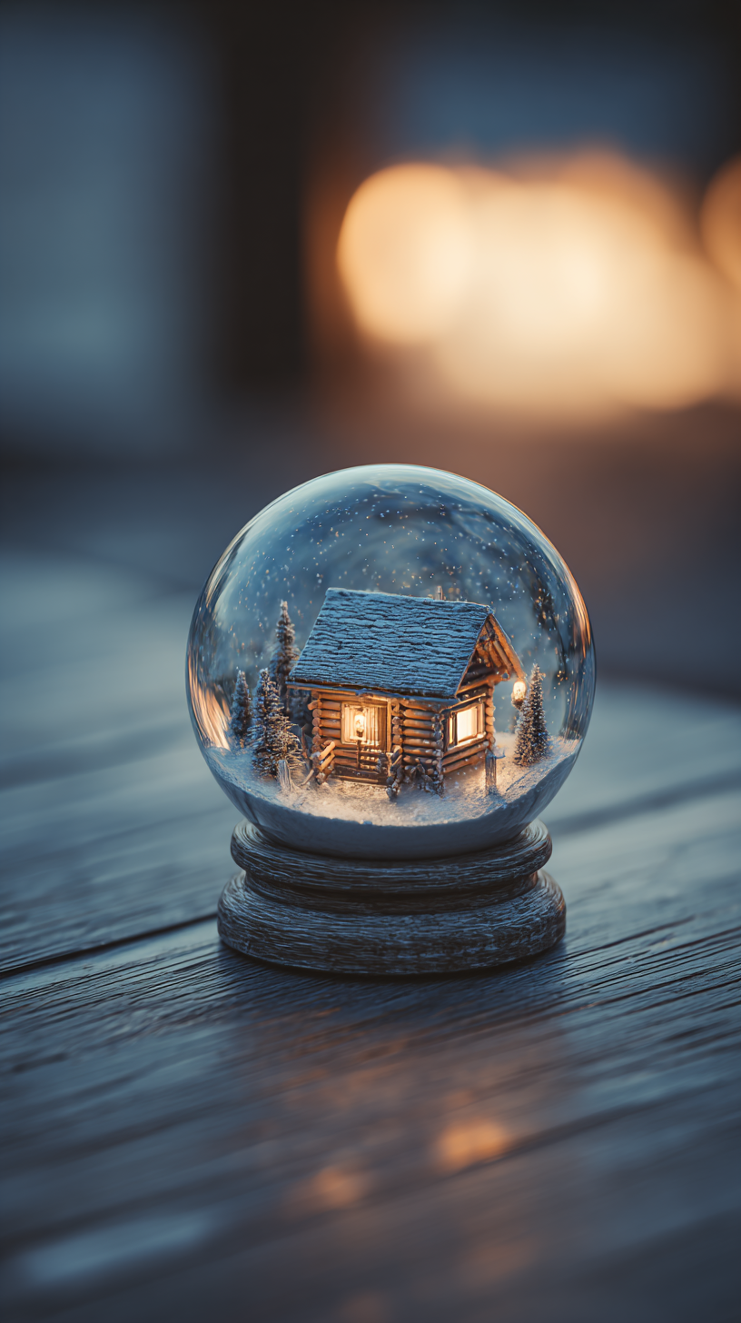 fond d'écran Boule à neige iphone 17 air gratuit