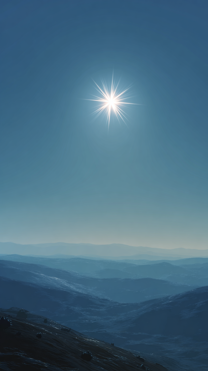 fond d'écran Étoile de Bethléem 4k iphone télécharger gratuit