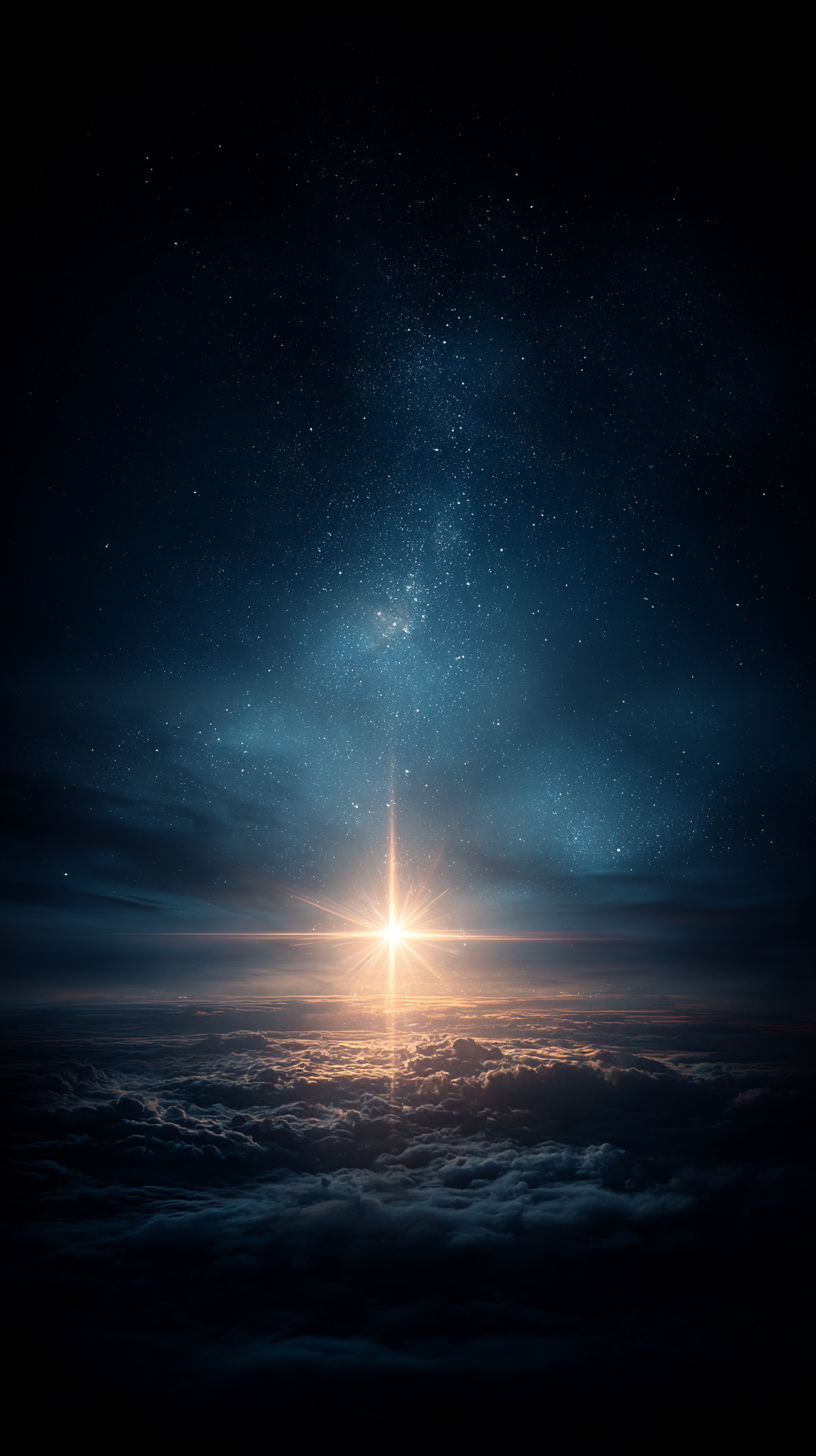 fond d'écran Étoile de Bethléem iphone 17 air gratuit