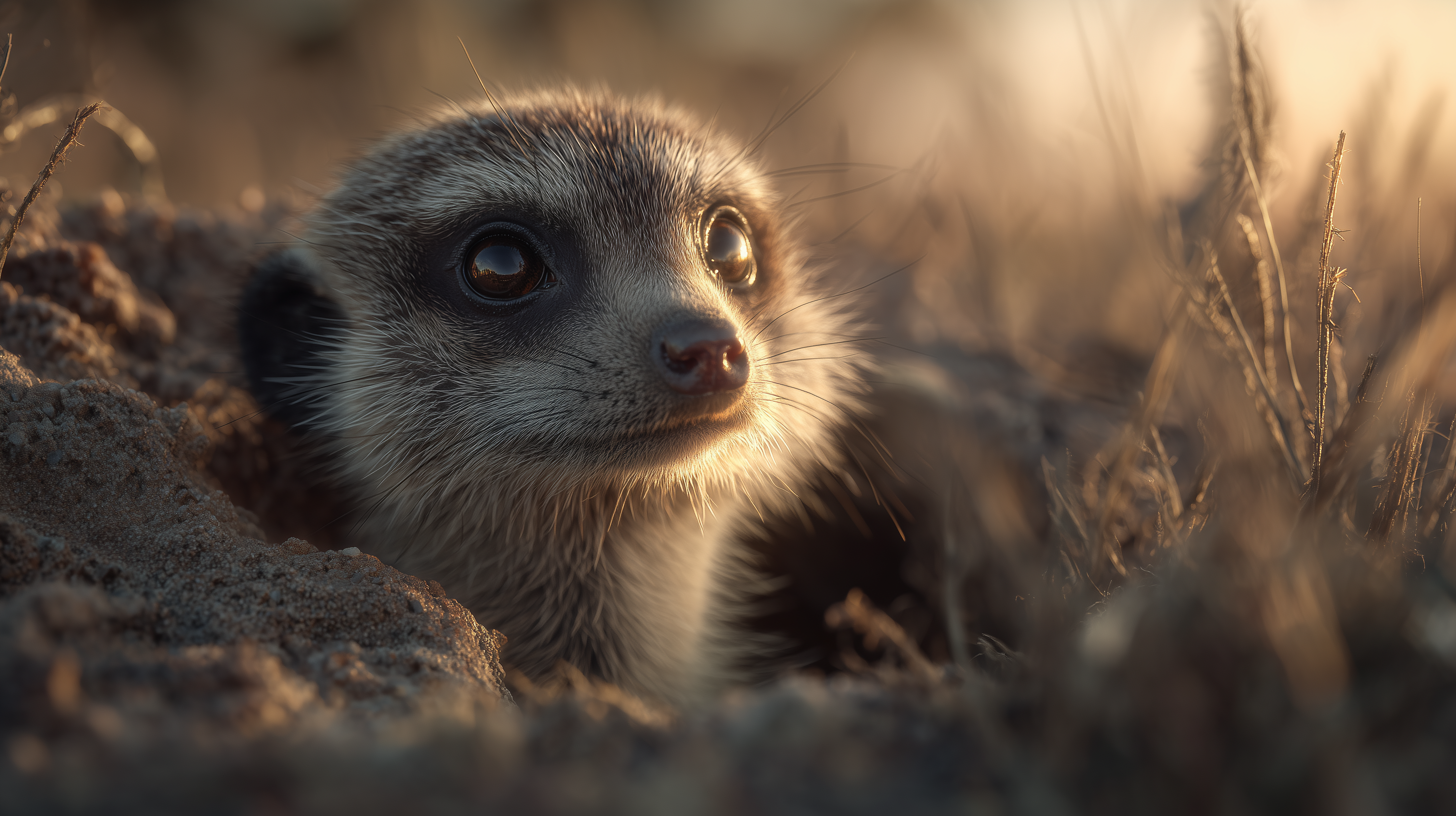 fond d'écran Suricate 2560x1440 téléchargement gratuit