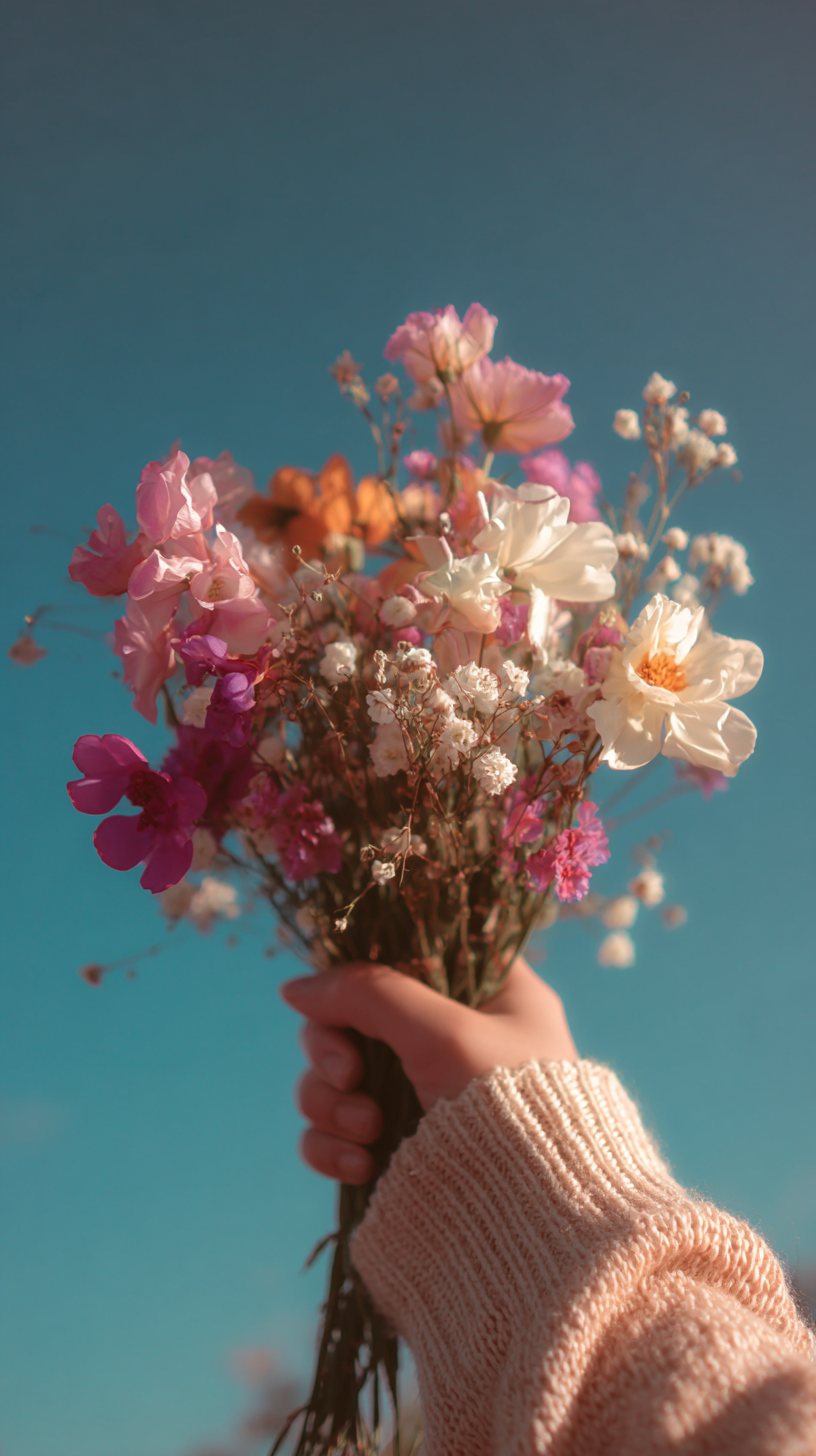 fond d'écran Bouquet de fleurs iphone gratuit