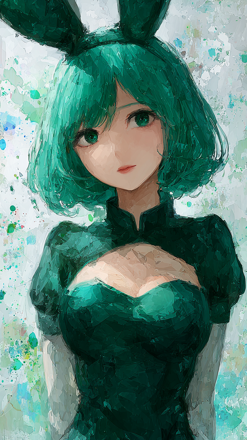 fond d'écran fille lapin android gratuit