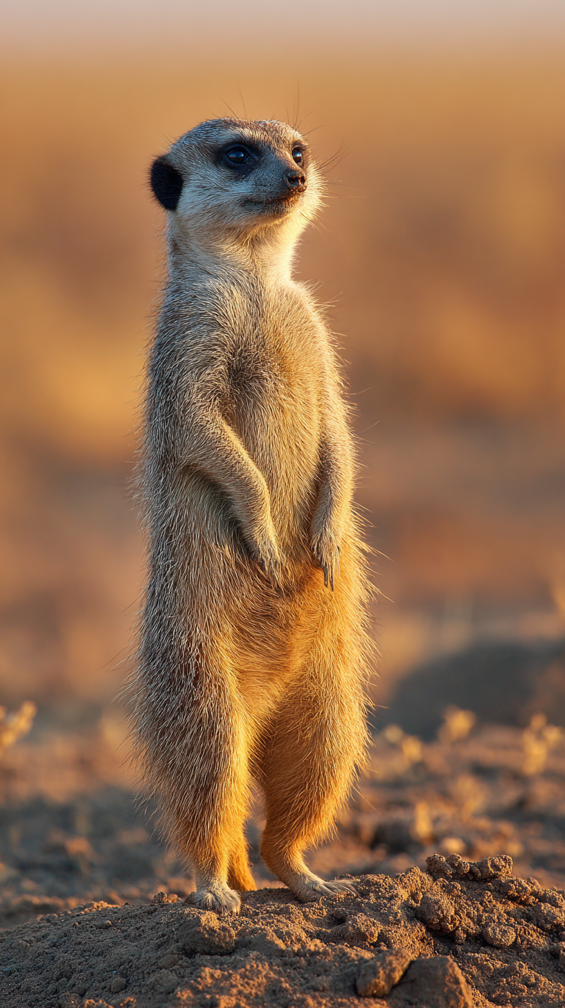 fond d'écran Suricate android 4k télécharger gratuit