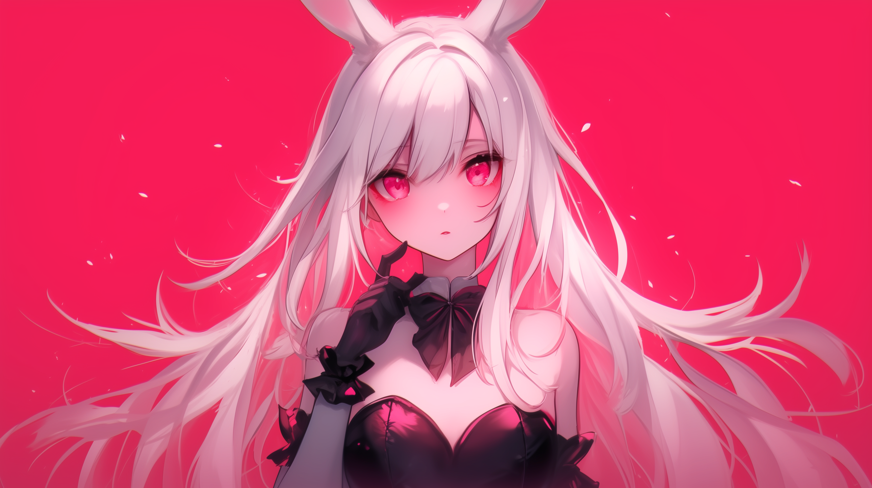 fond d'écran fille lapin 4:3 téléchargement gratuit