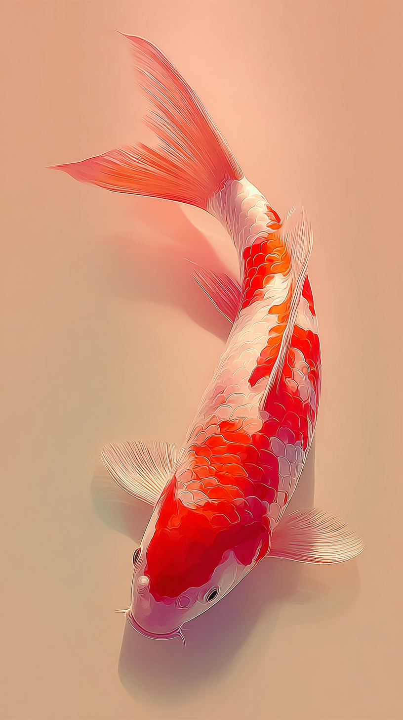 fond d'écran Koï xiaomi gratuit télécharger haute qualité